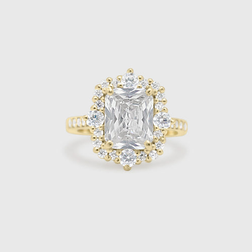 "Amber" Ring- Moissanite Collection