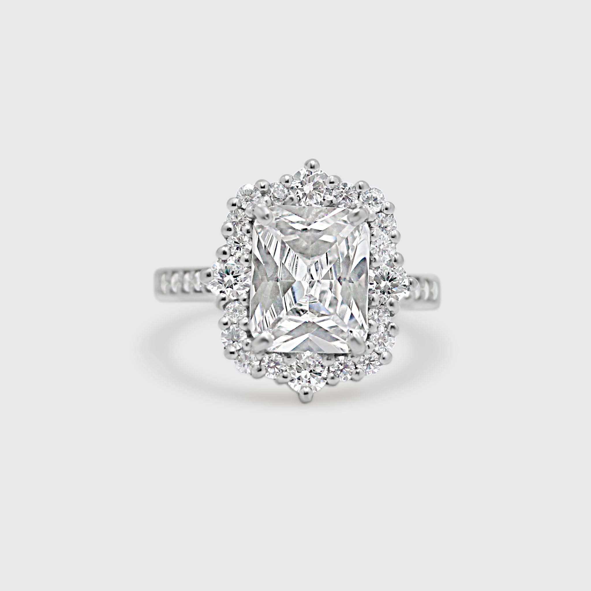 "Amber" Ring- Moissanite Collection