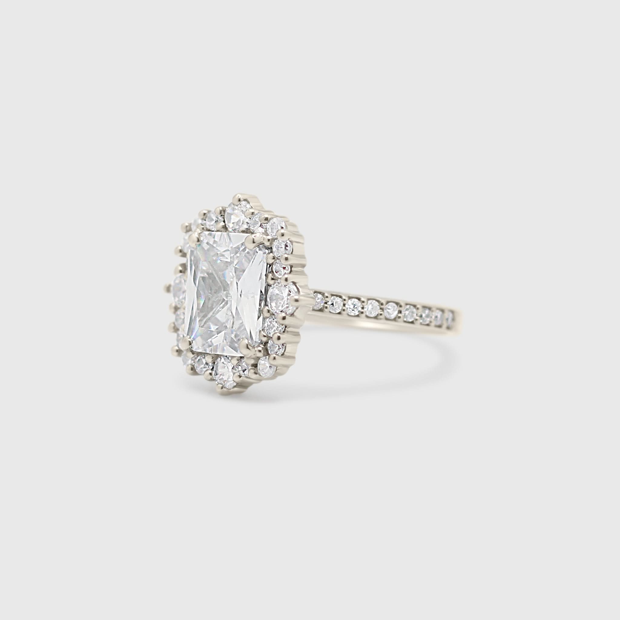 "Amber" Ring- Moissanite Collection