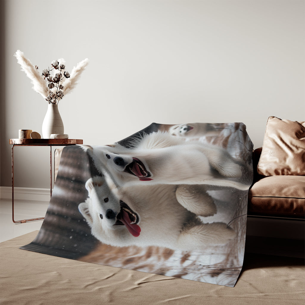 Sweatshirt Blanket – Plush Fleece Throw, 2 Size Options