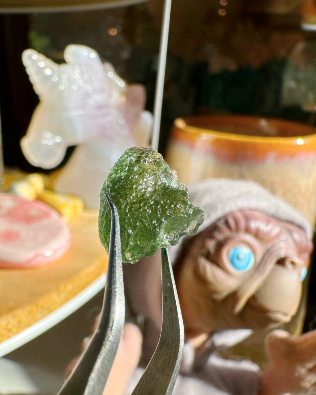 Chlum Moldavite #7 - AA