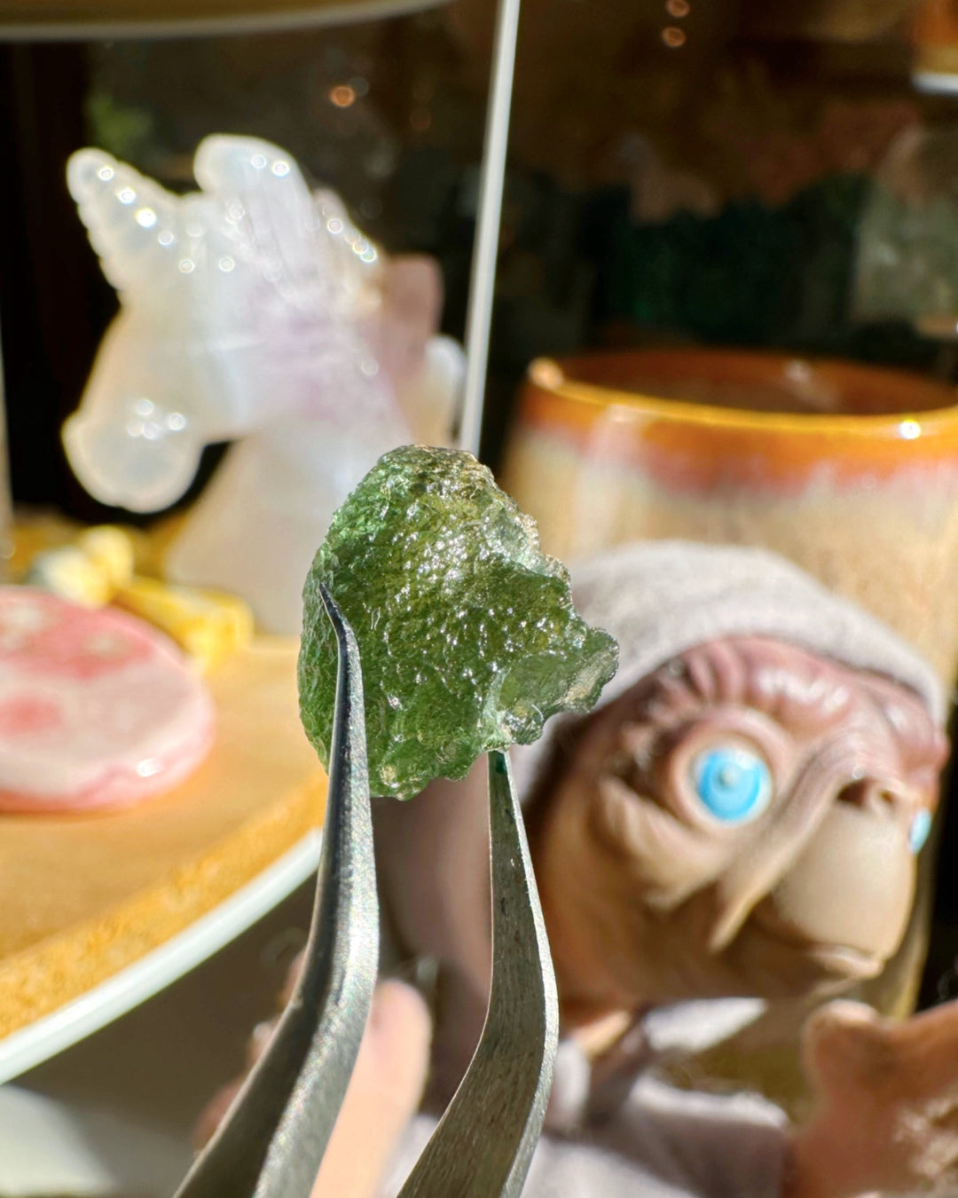 Chlum Moldavite #7 - AA