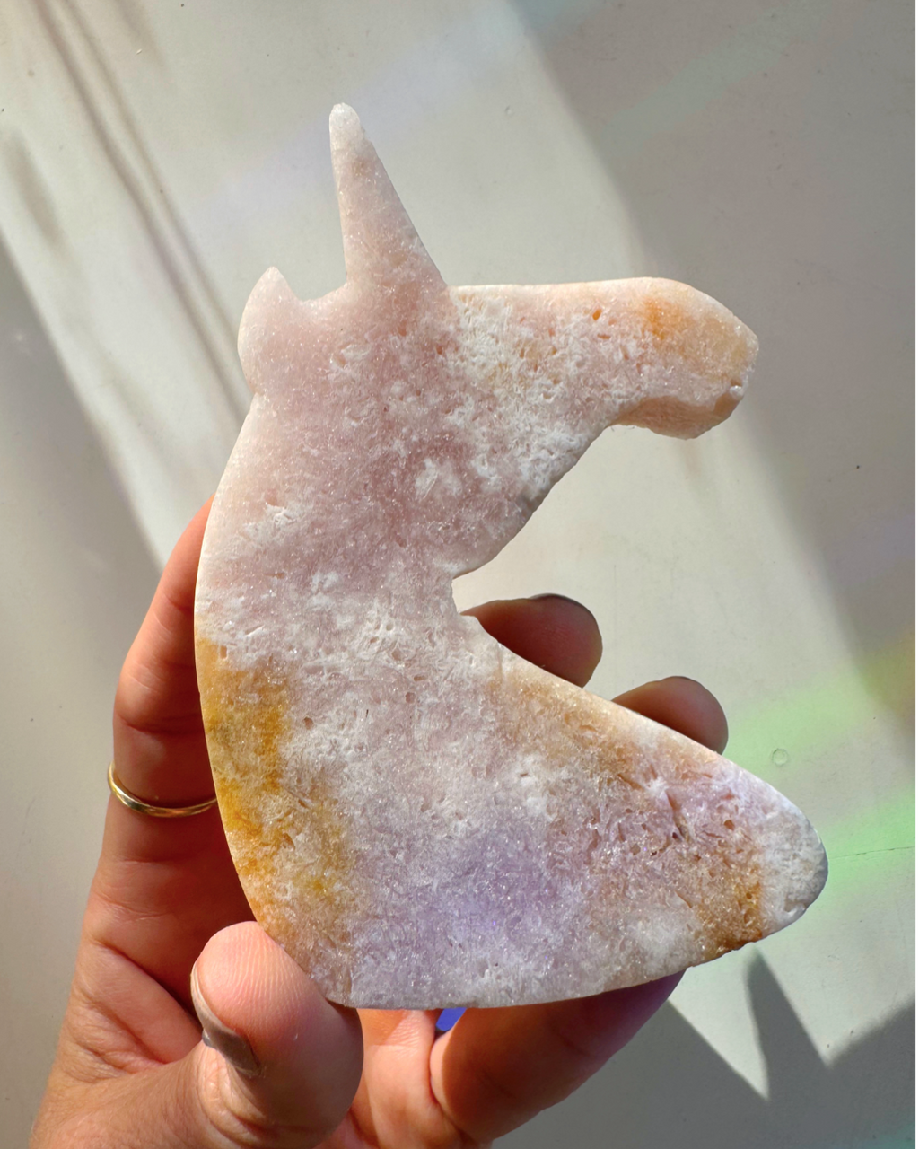 Pink Amethyst Unicorn