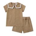 Tan Wash Boys Set