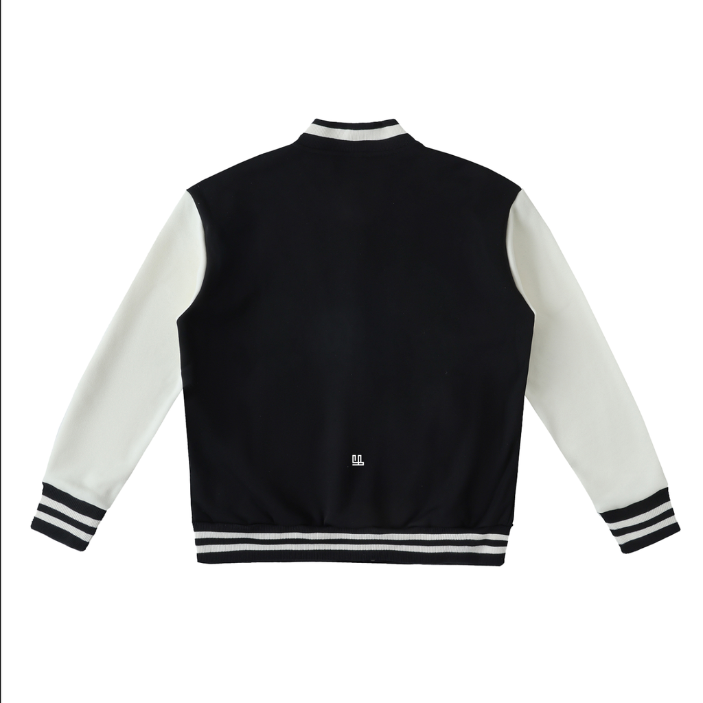 Fearless Apparel Line Two-Tone Fleeced Varsity Jacket Own the Streets. Fear Nothing