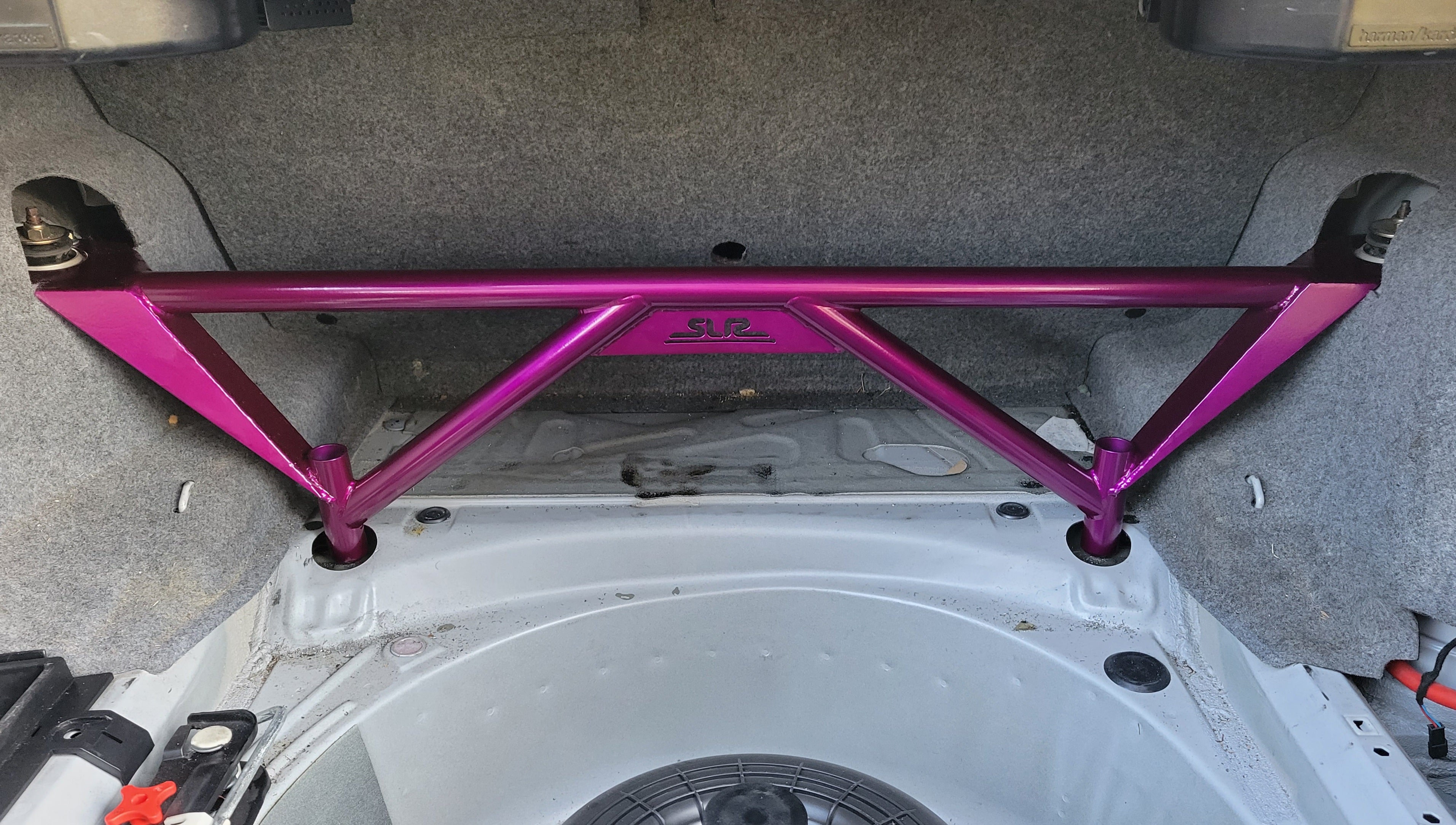 E36 M3 BMW Rear Floor Subframe to Shock Tower Brace
