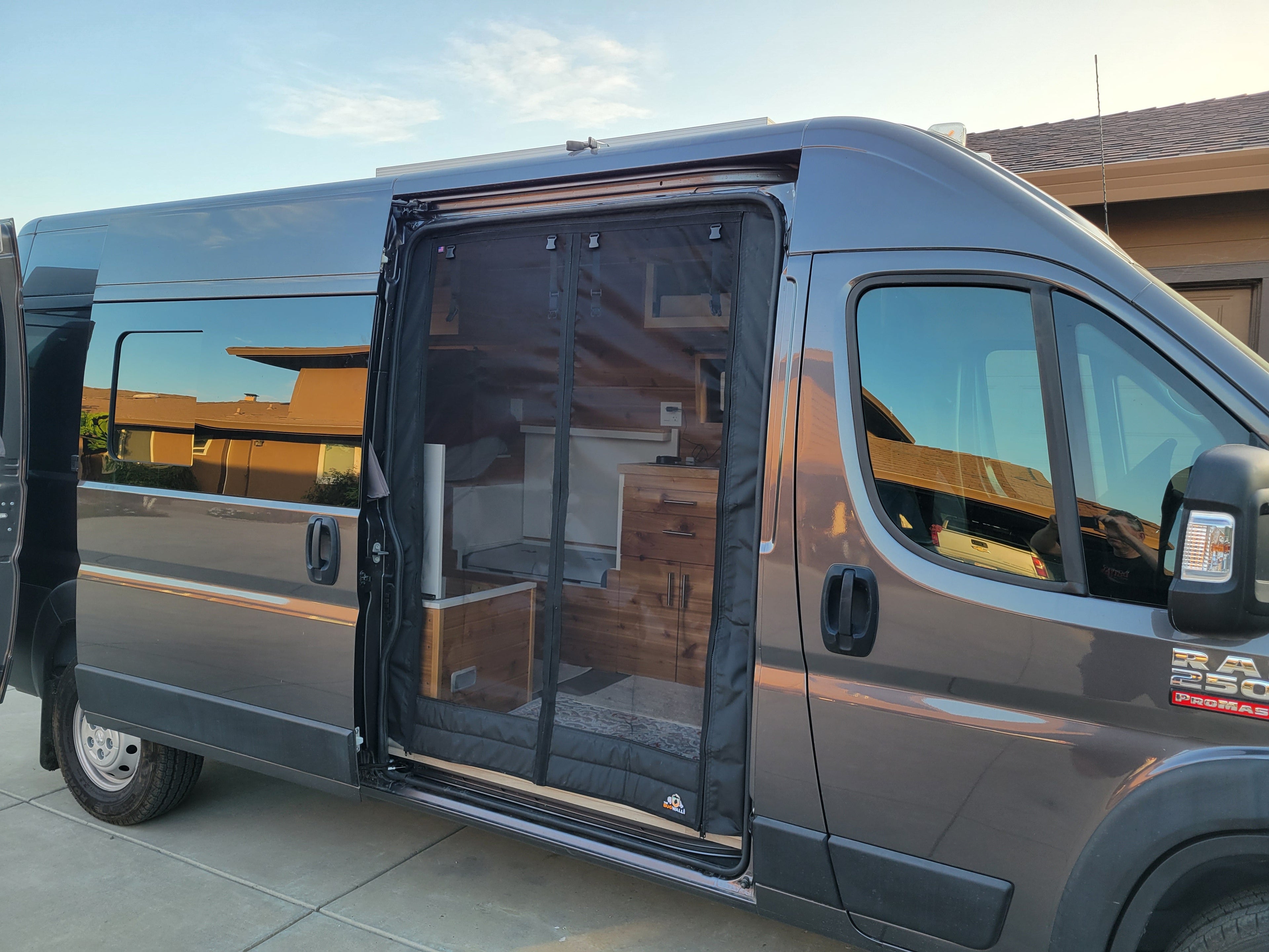 Winnebago Travato Ram Promaster Sliding Door Insect Bug Screen