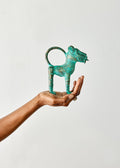Mini Benin Bronze Metal Leopard Figurine