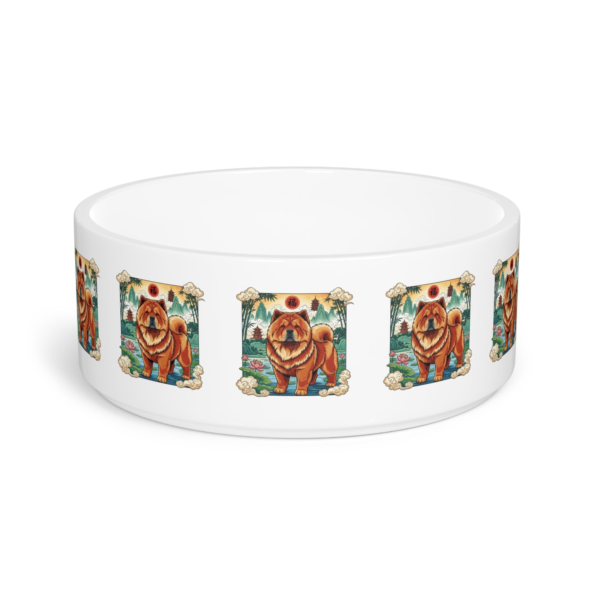 Ceramic Pet Bowl – 16 oz Dog Feeding Bowl