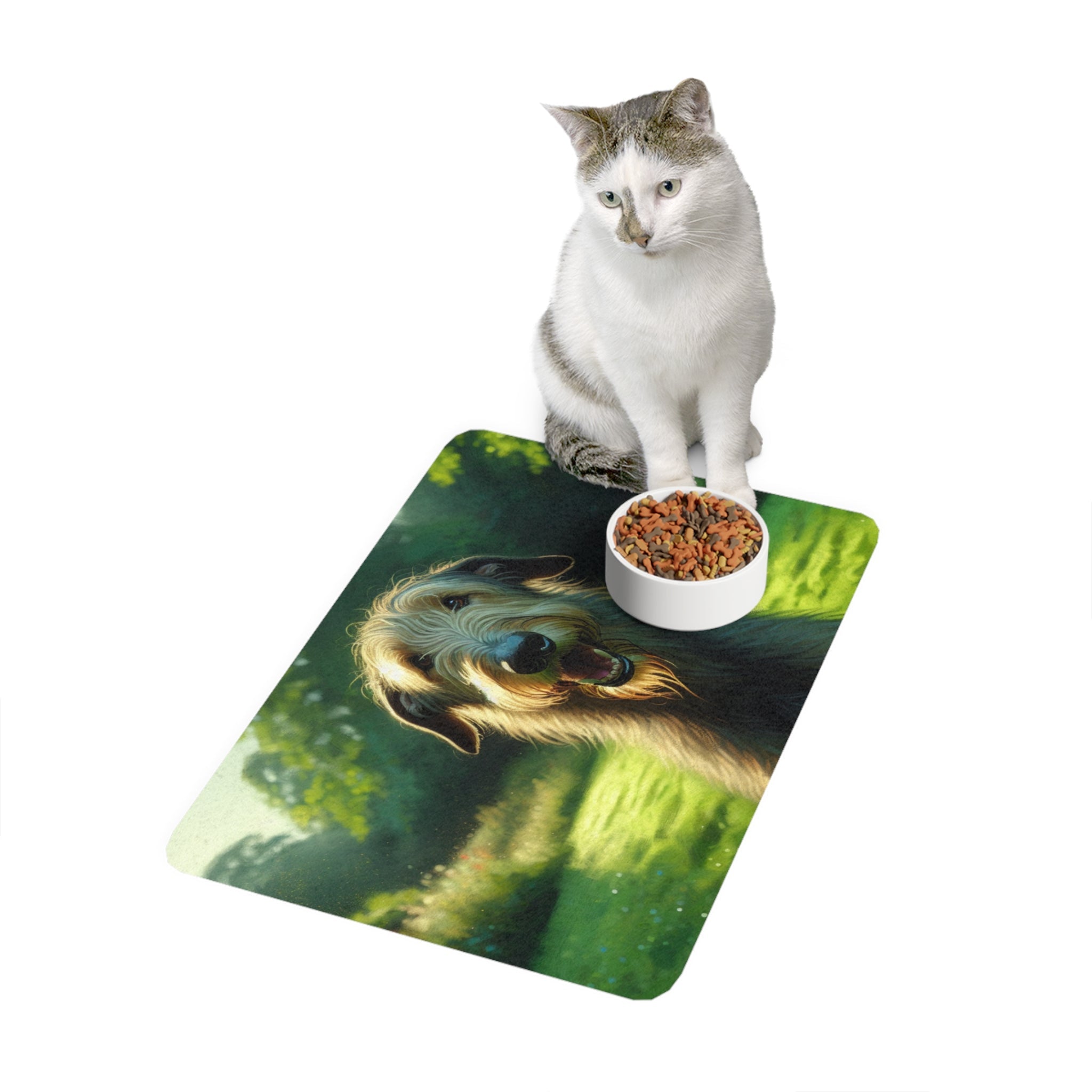 Non-Slip Pet Food Mat – Waterproof Feeding Mat for Dogs