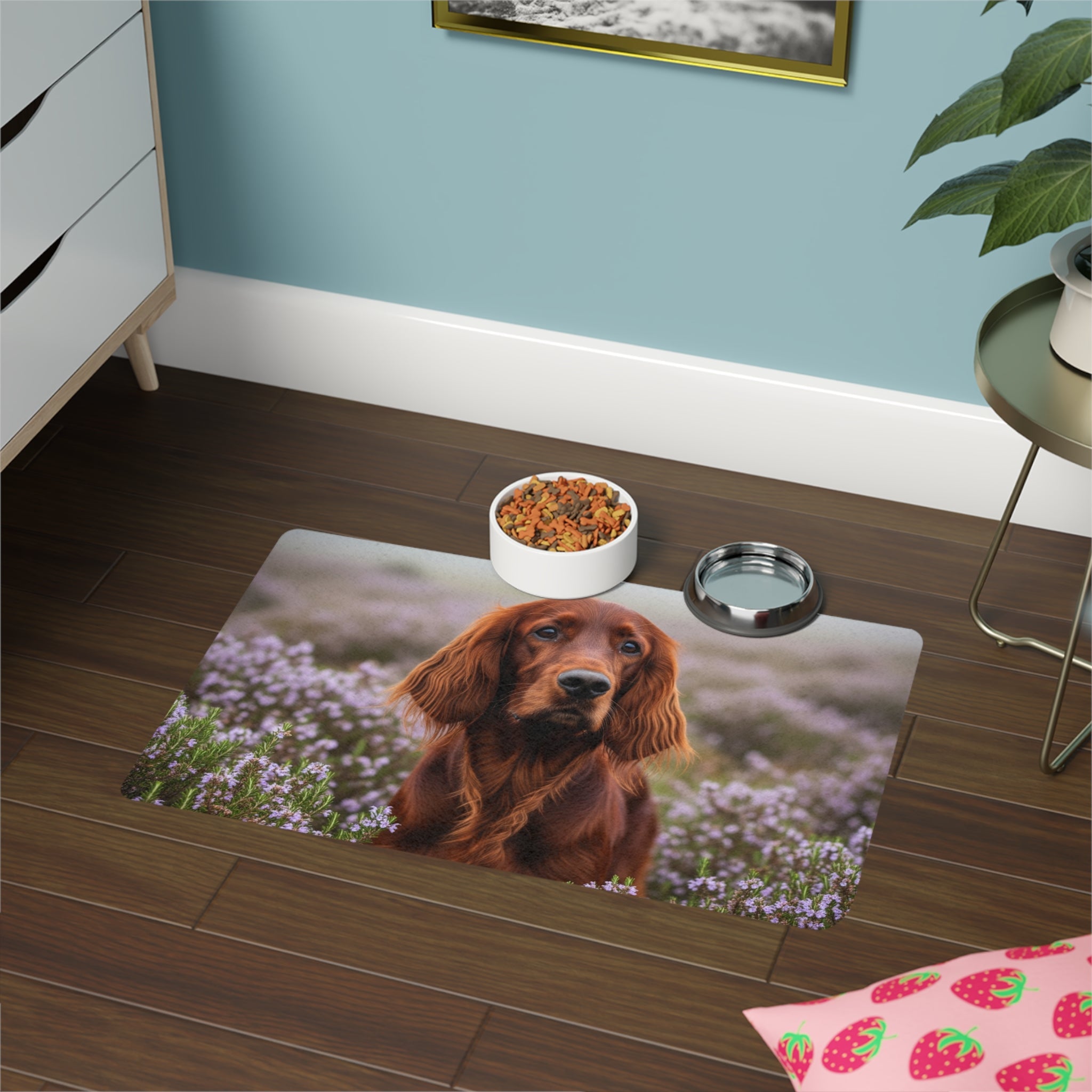 Non-Slip Pet Food Mat – Waterproof Feeding Mat for Dogs