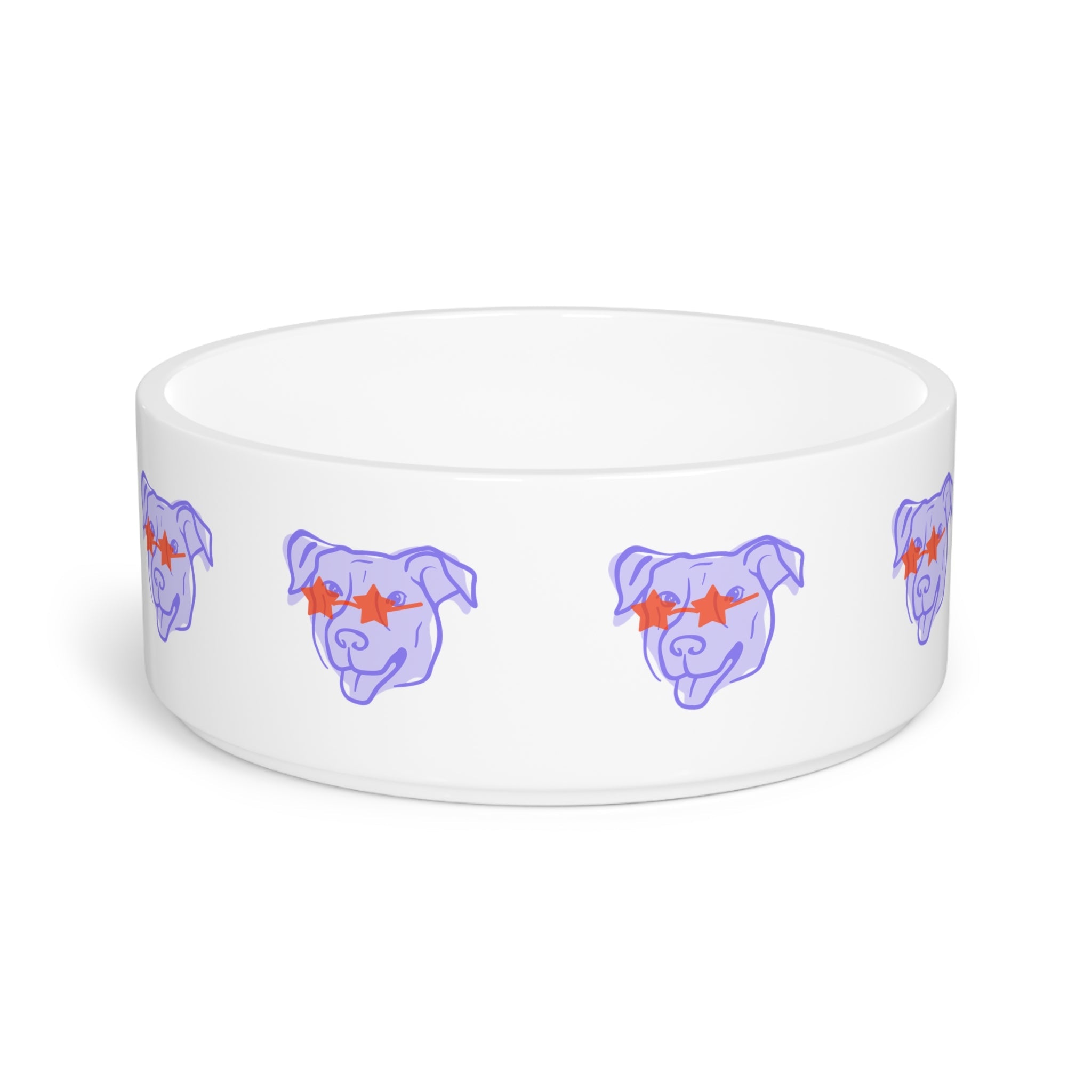 Ceramic Pet Bowl – 16 oz Dog Feeding Bowl