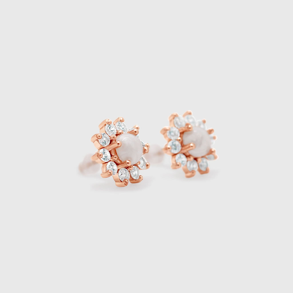 Sterling Silver Gem Studs