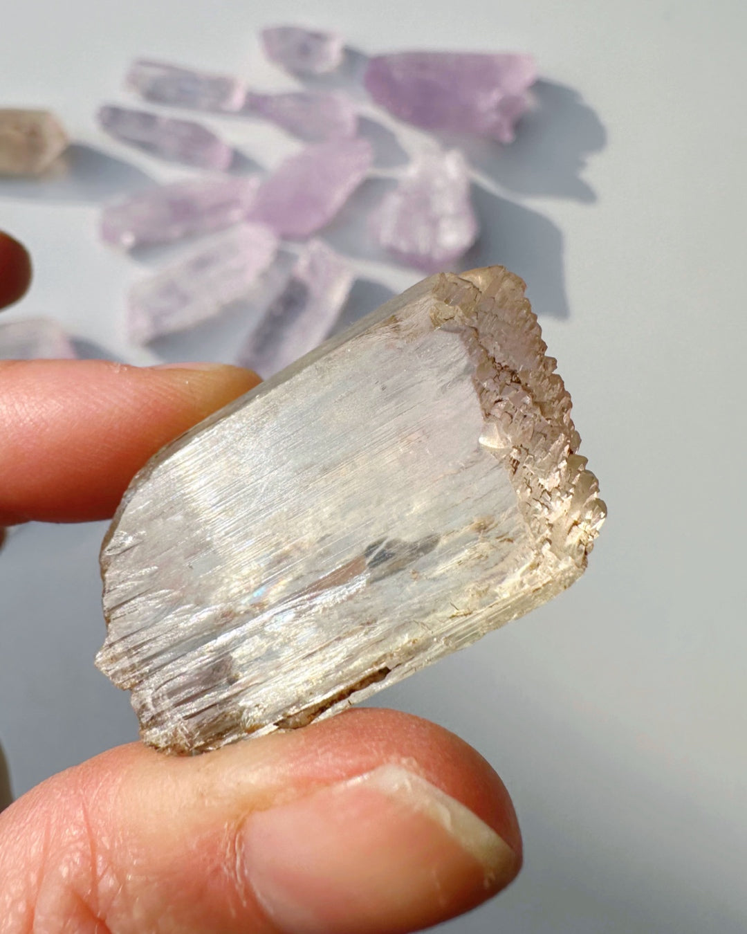 Raw Kunzite