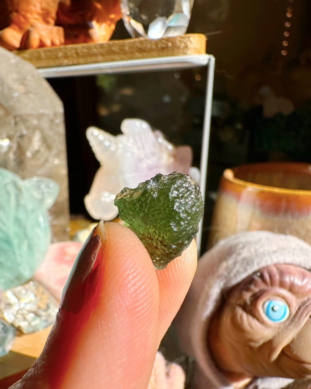 Chlum Moldavite #7 - AA