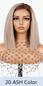 Copper Ginger Loose Body Wave Light 3D Cap C Part Glueless 24' Mini Knots Pre-plucked Brazilian Lace Wig