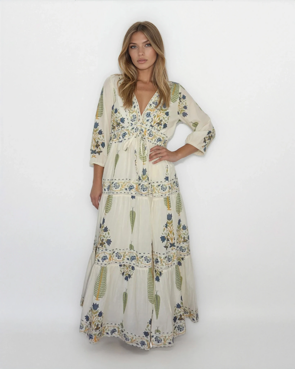 Orley Dress in Navy Victorian