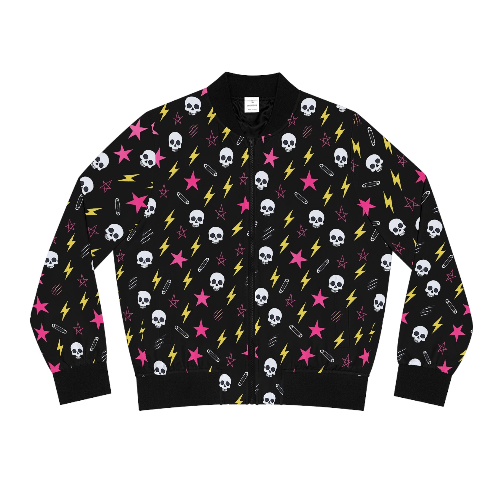 Graveveil Skull Women’s Bomber Jacket