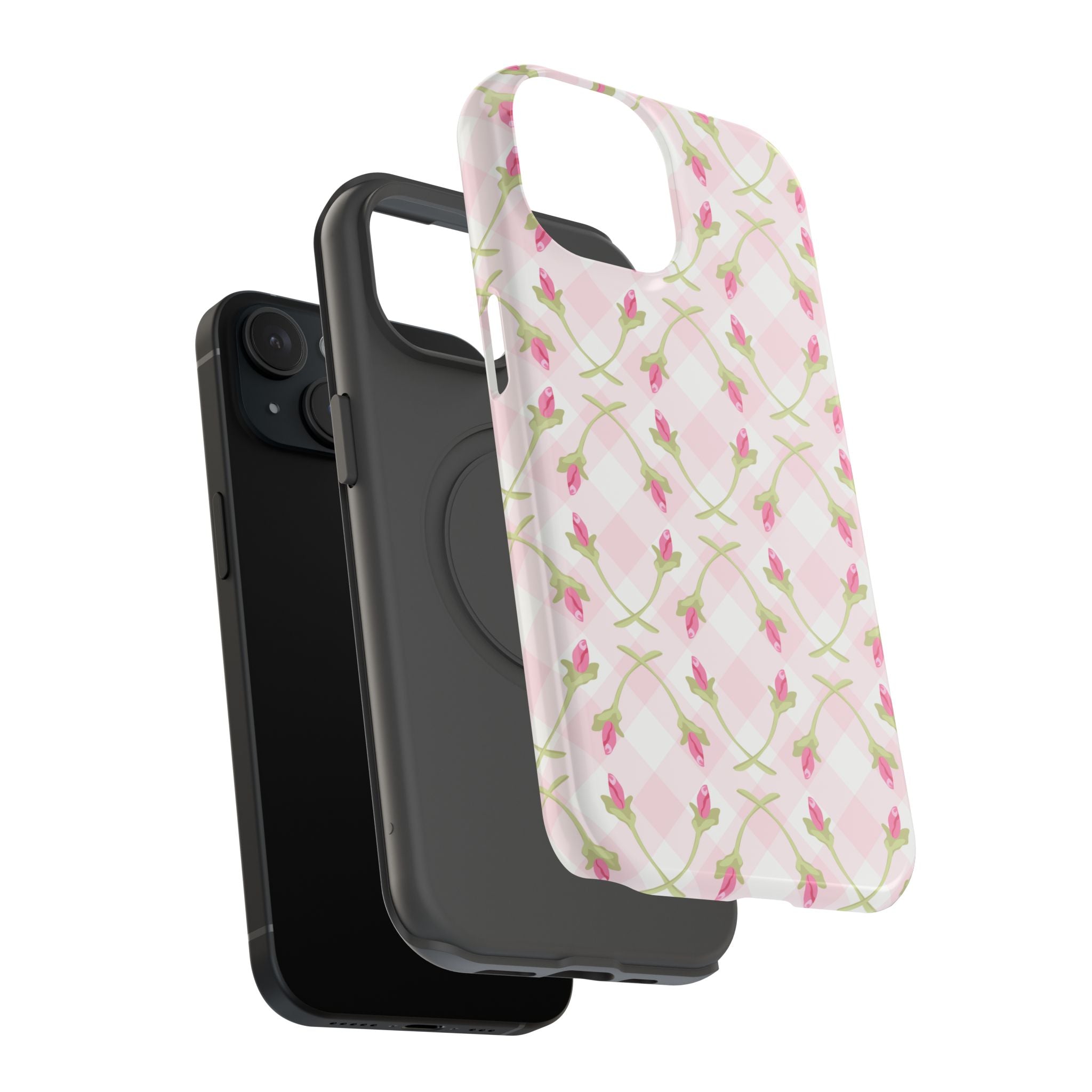 Customizable: Floral Impact-Resistant Phone Case