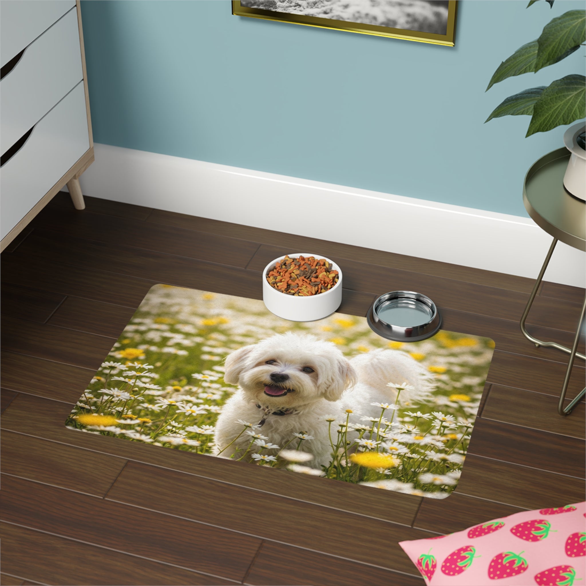 Non-Slip Pet Food Mat – Waterproof Feeding Mat for Dogs