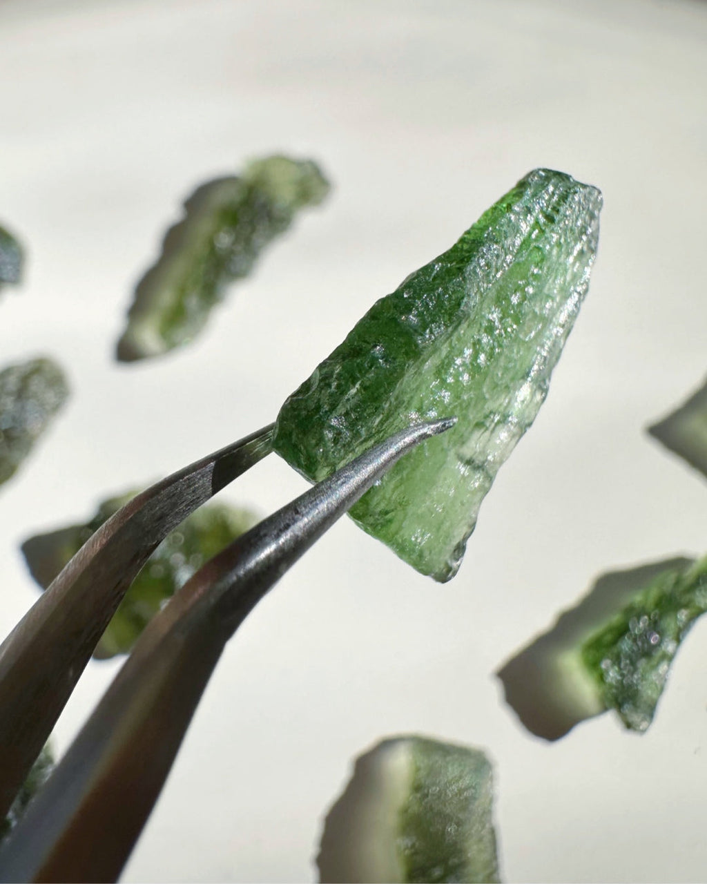Chlum Moldavite #10 - AA