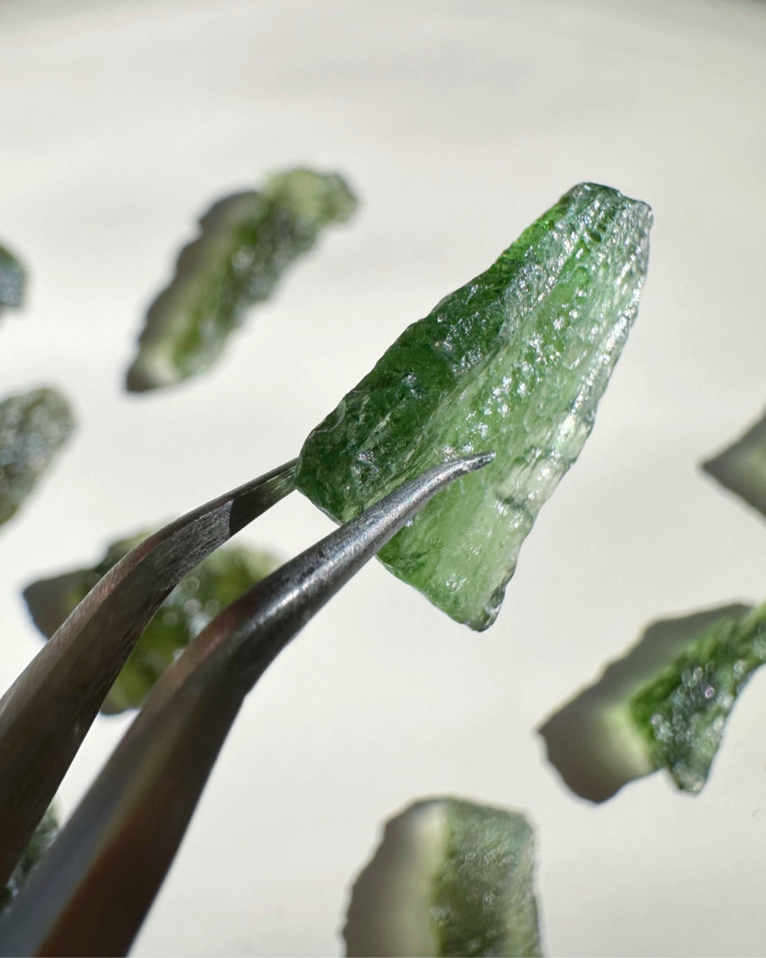 Chlum Moldavite #10 - AA