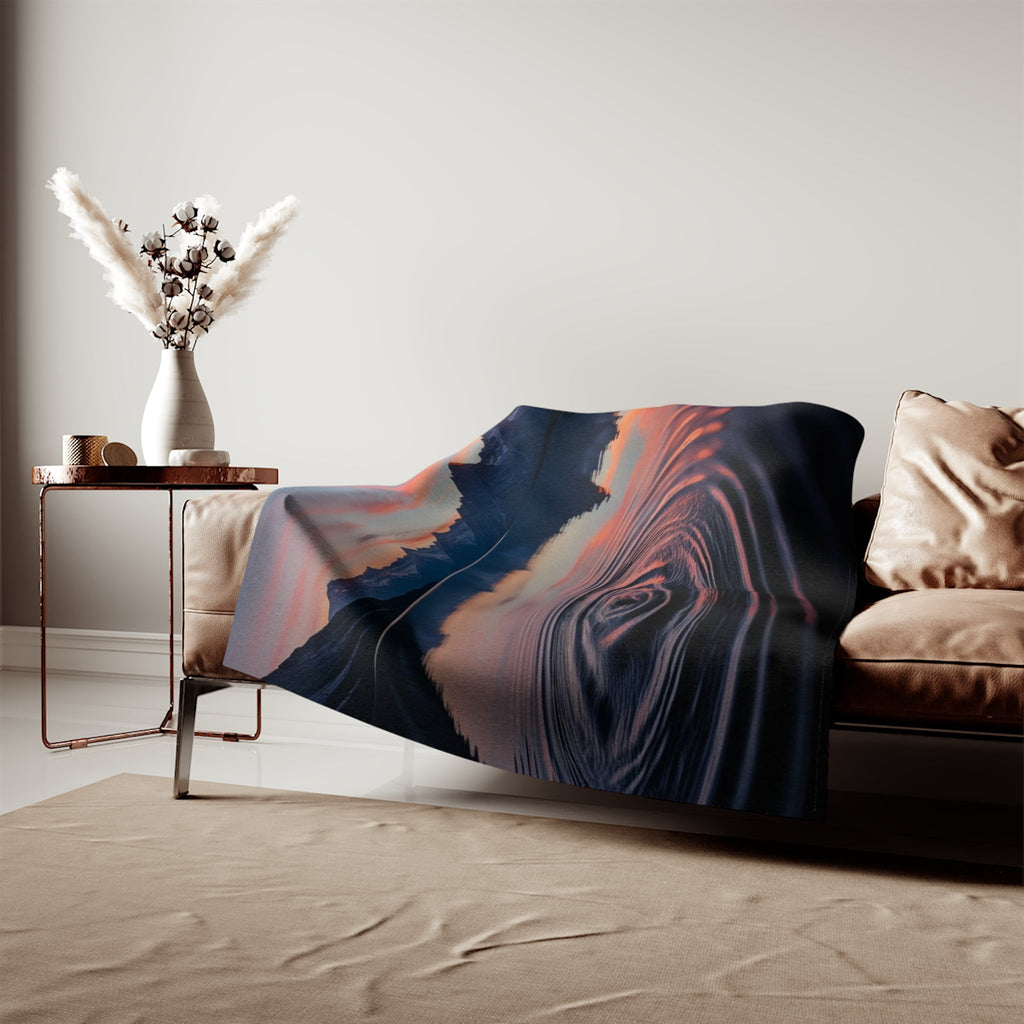 Sweatshirt Blanket – Plush Fleece Throw, 2 Size Options
