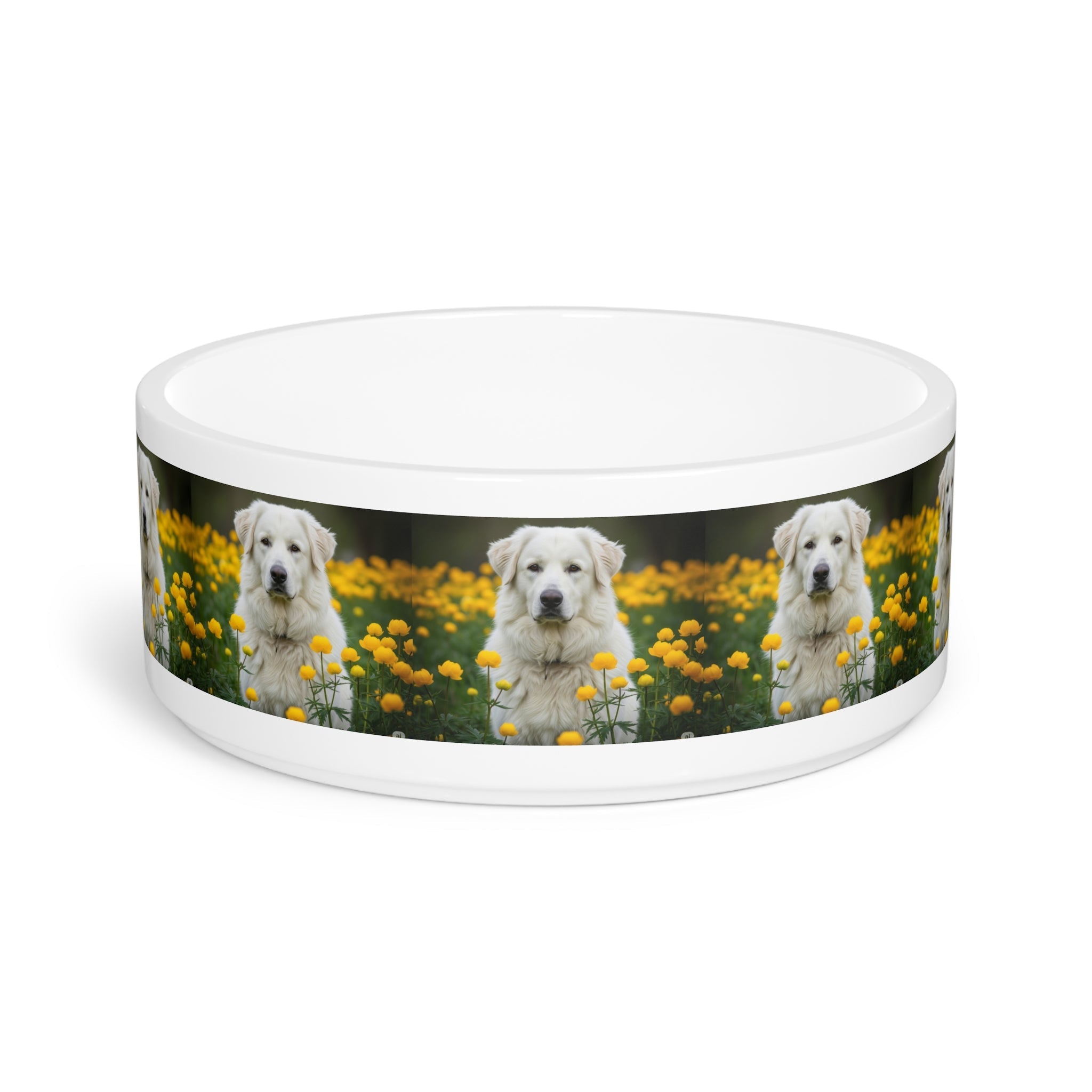 Ceramic Pet Bowl – 16 oz Dog Feeding Bowl
