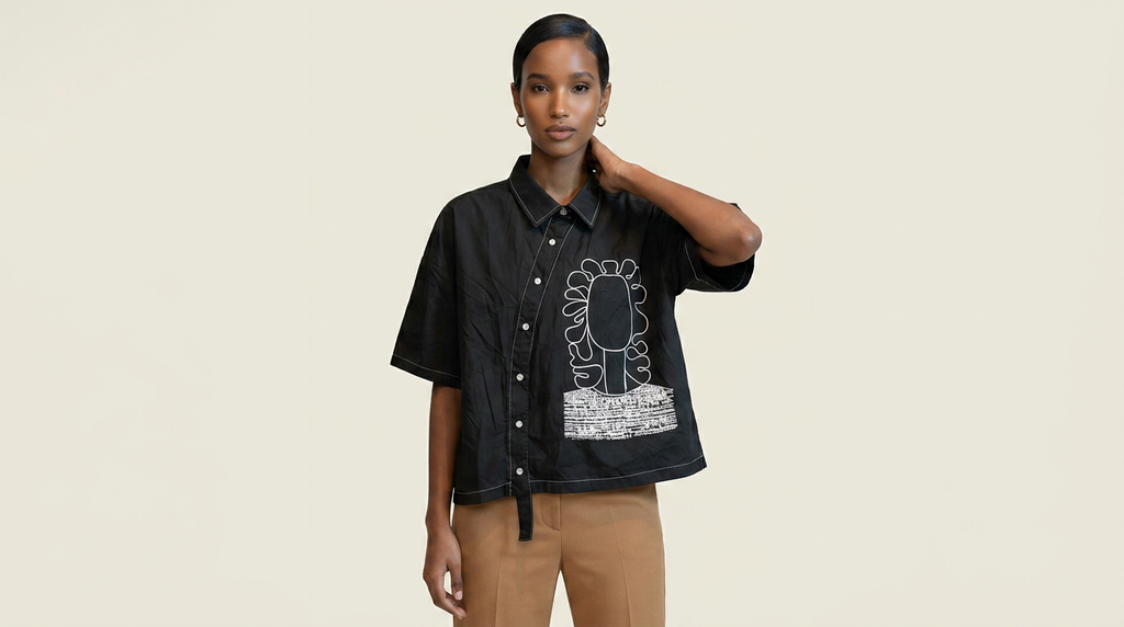 The Artist's Asymmetrical Camp Shirt