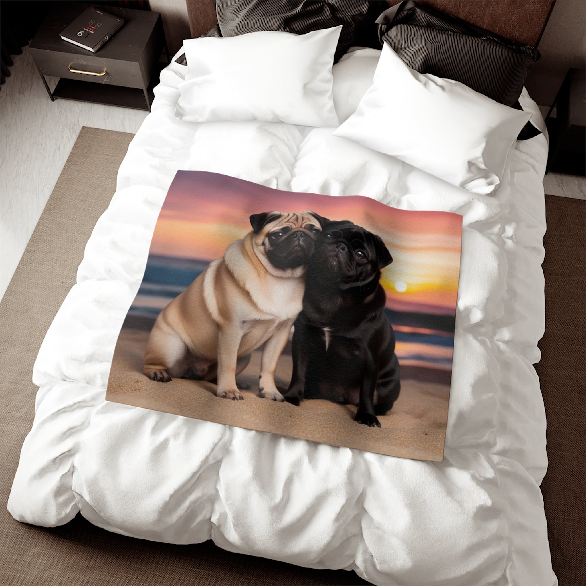 Sweatshirt Blanket – Plush Fleece Throw, 2 Size Options