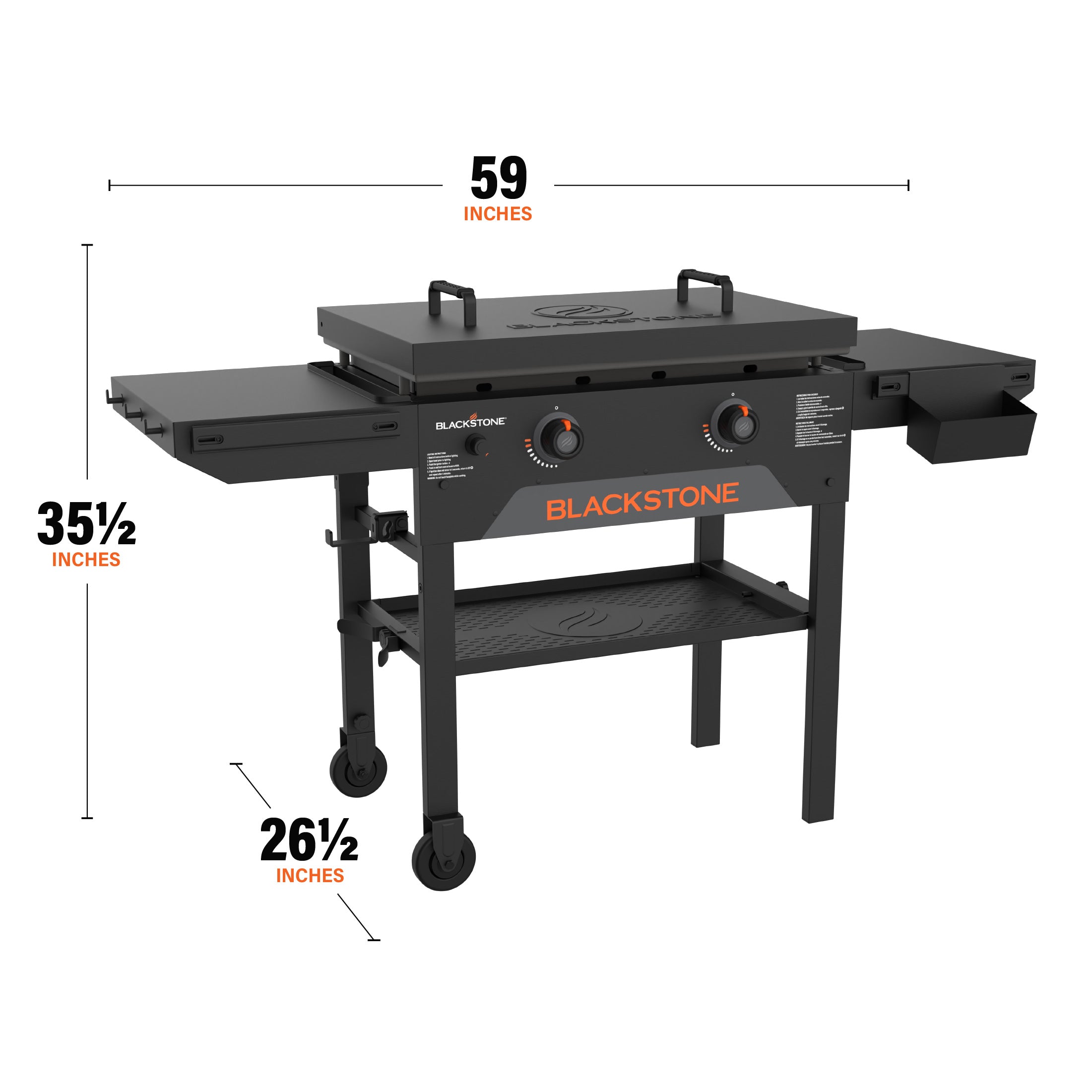 28" Omnivore Griddle W/Hard Cover Combo