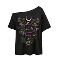 Serpent Moon Off-Shoulder Tee