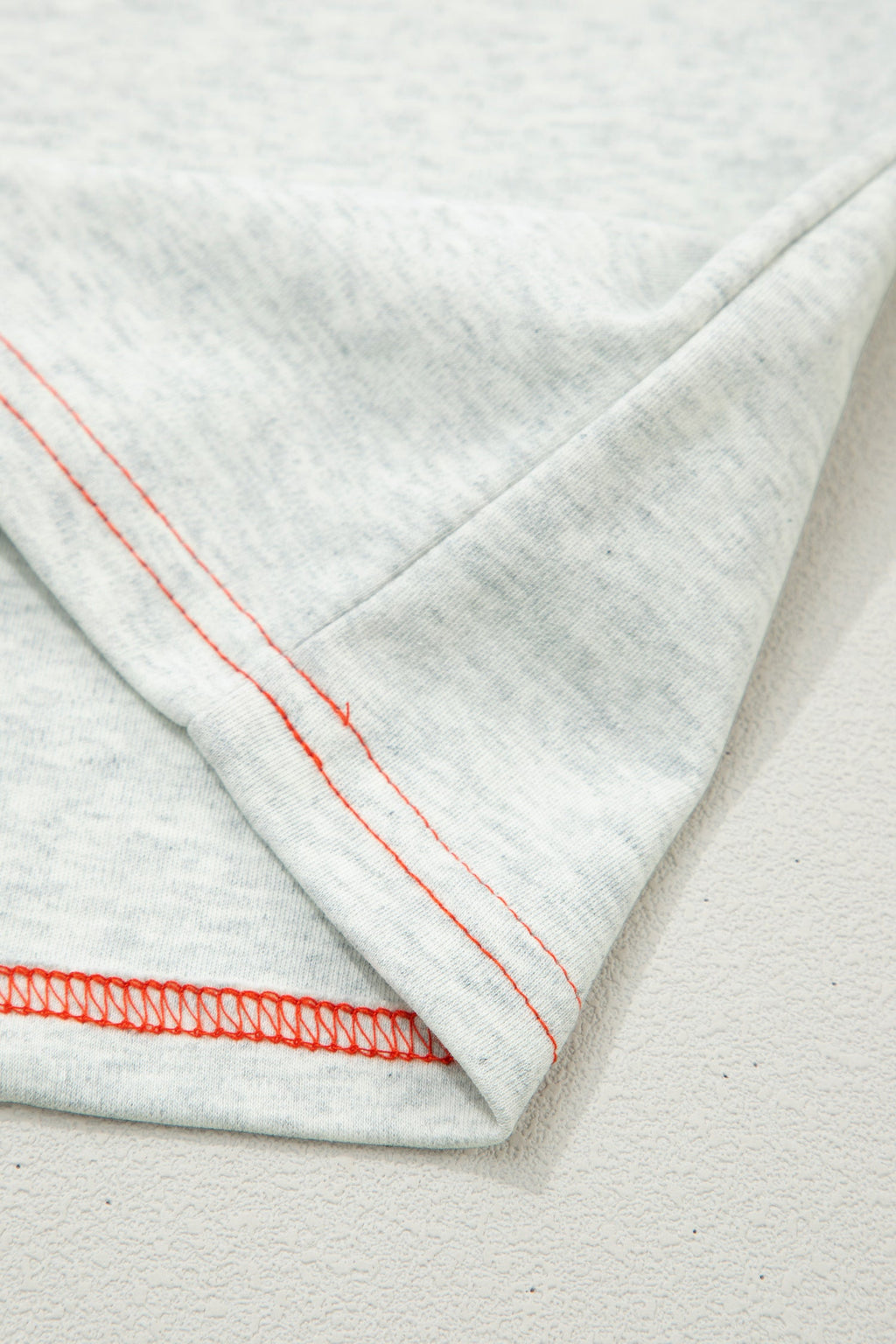 Reversible Contrast Stitching Mock Neck T-Shirt