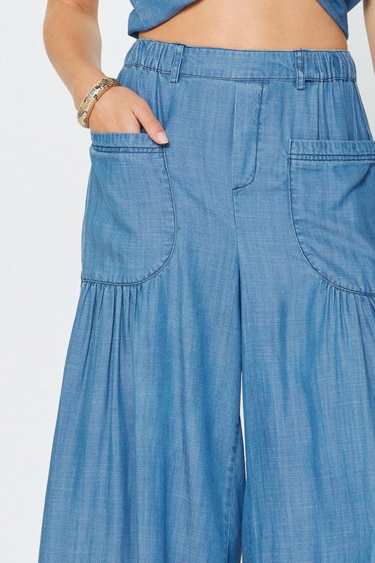 Wide-Leg Palazzo Pants