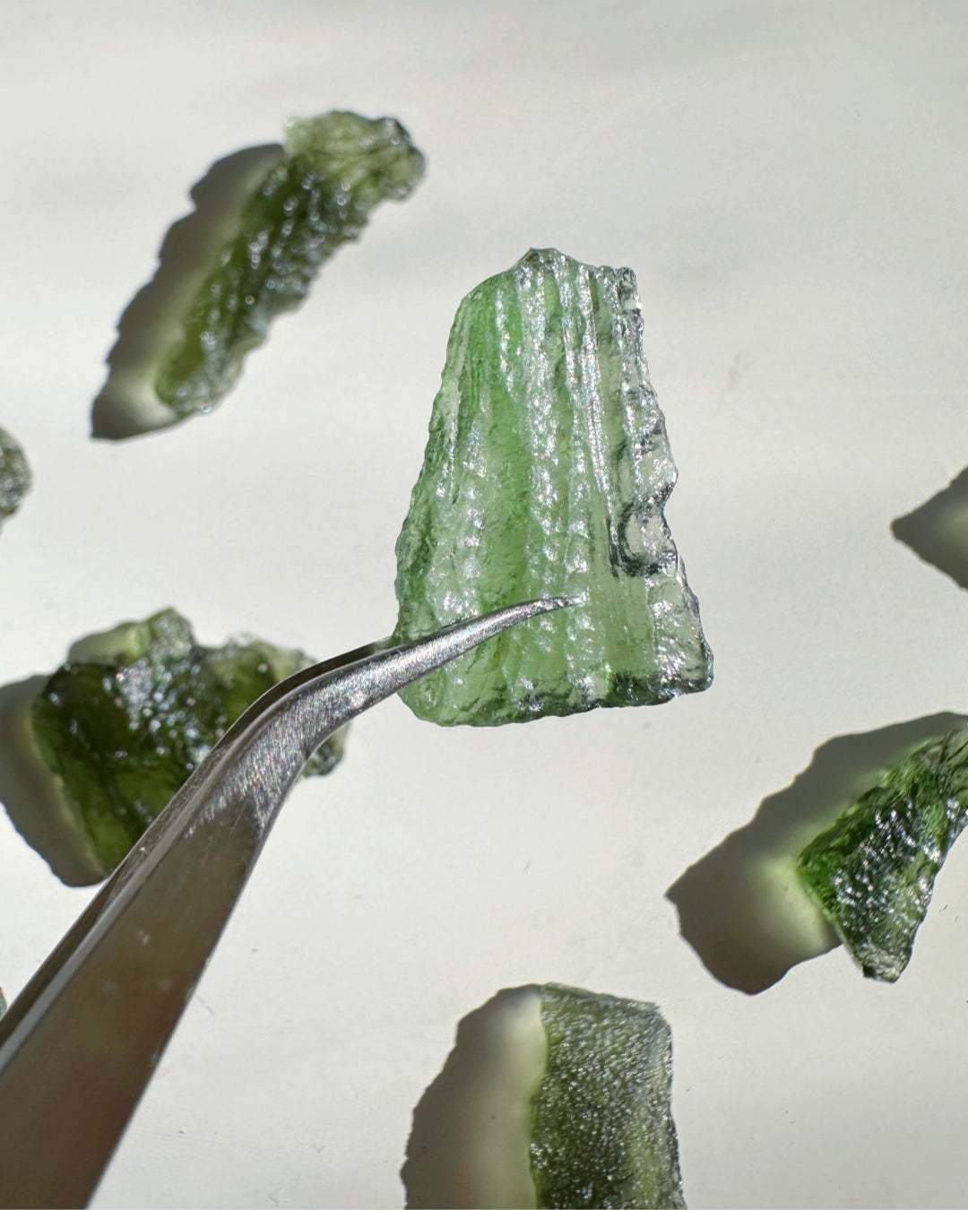 Chlum Moldavite #10 - AA
