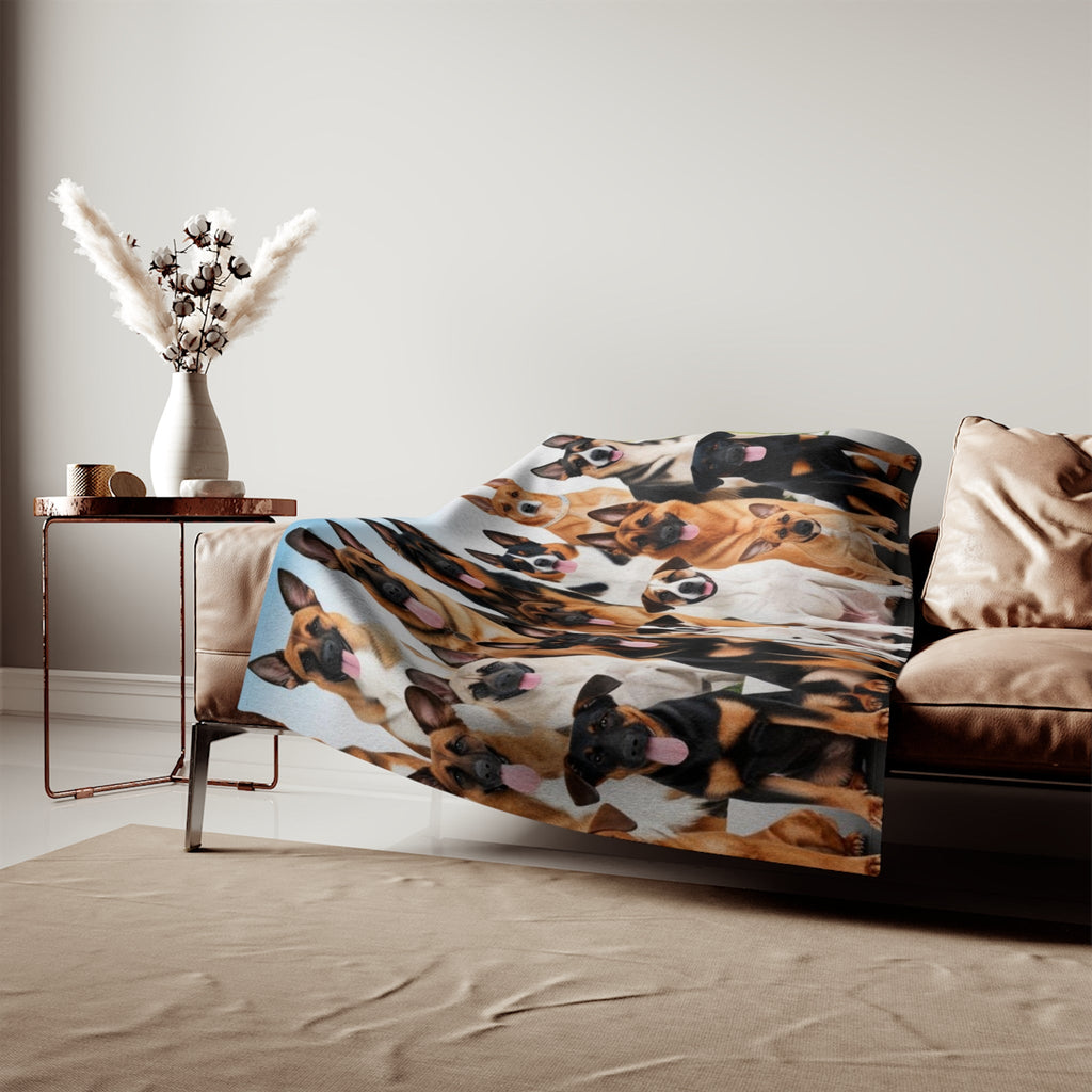 Sweatshirt Blanket – Plush Fleece Throw, 2 Size Options