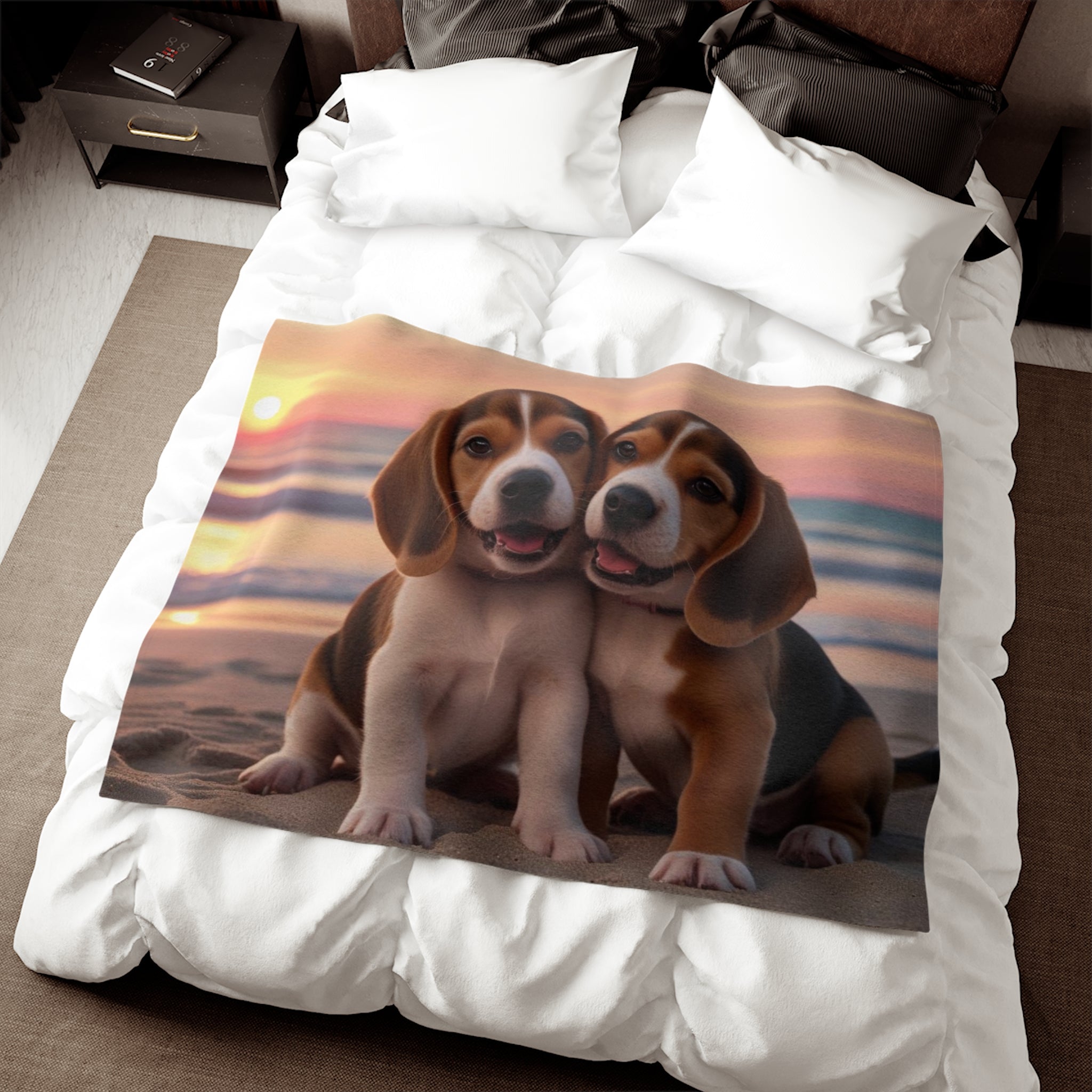 Sweatshirt Blanket – Plush Fleece Throw, 2 Size Options