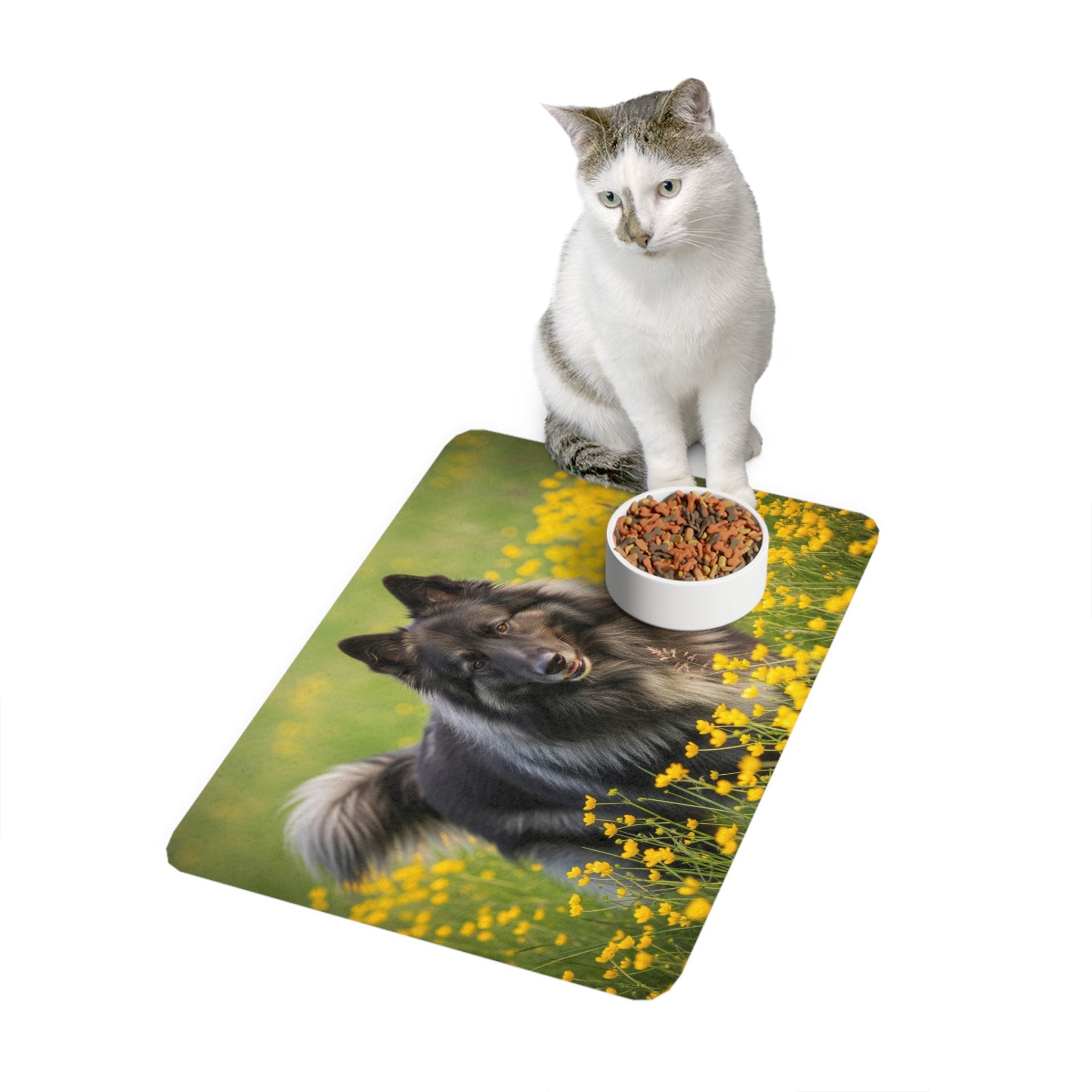 Non-Slip Pet Food Mat – Waterproof Feeding Mat for Dogs