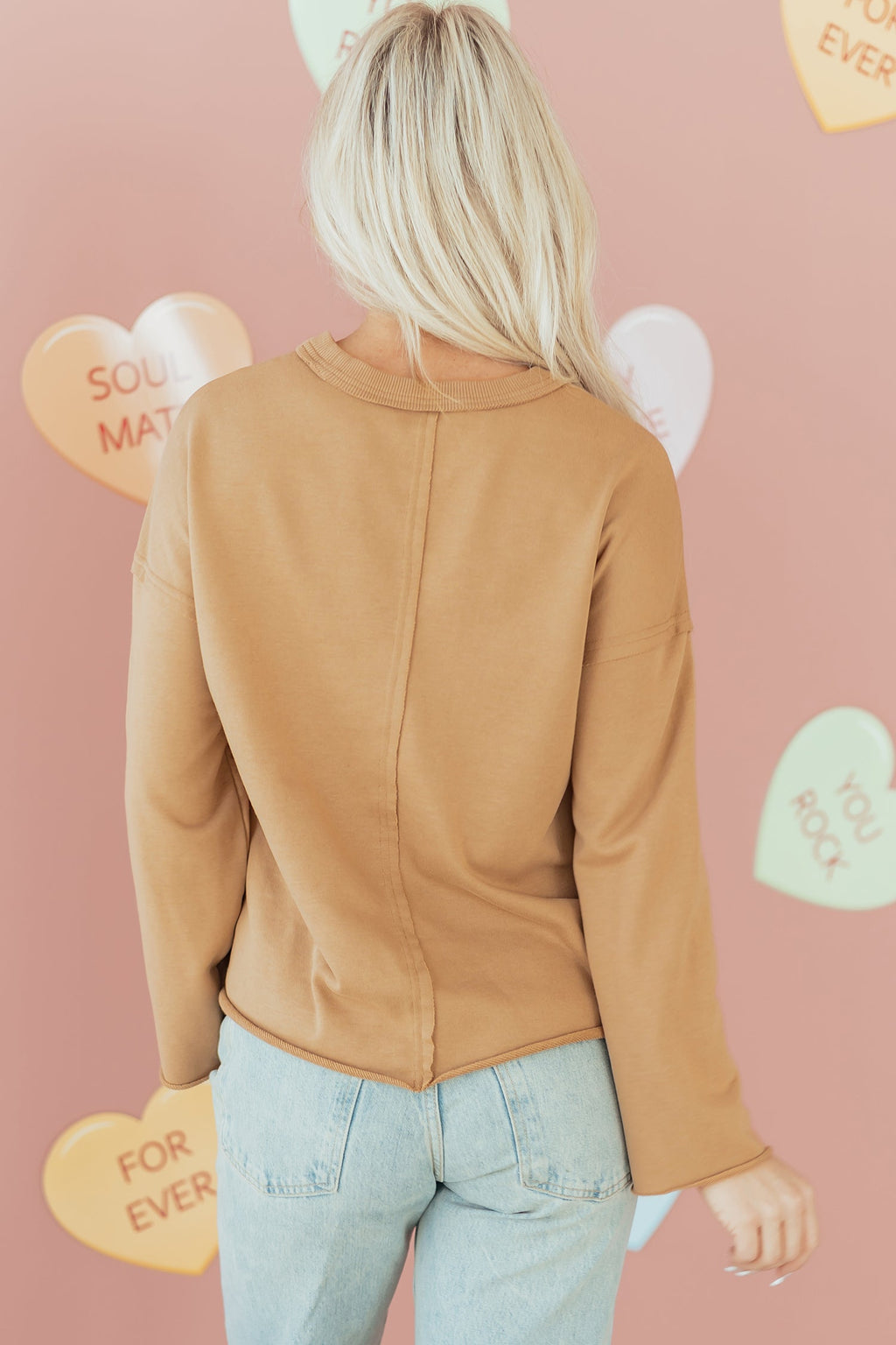 Milana Seam Mineral Wash Sweatshirt