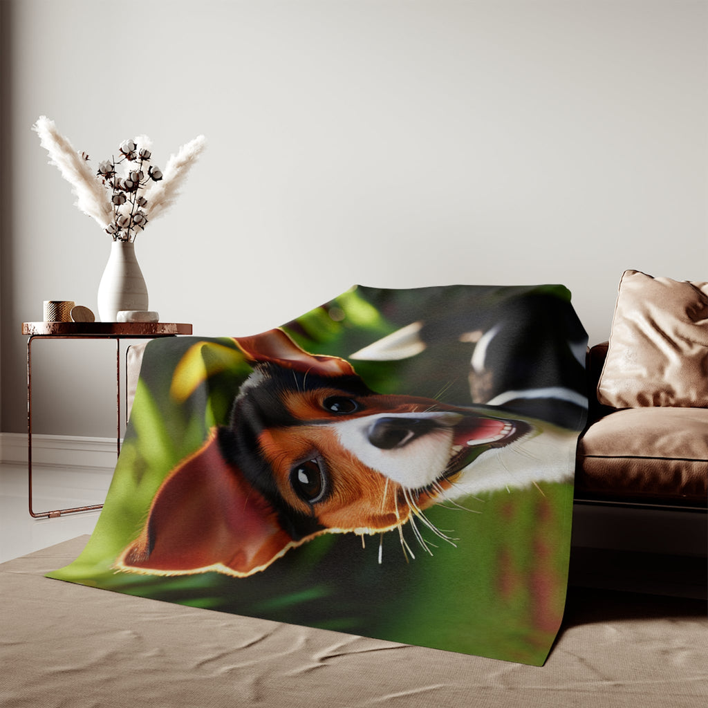 Sweatshirt Blanket – Plush Fleece Throw, 2 Size Options