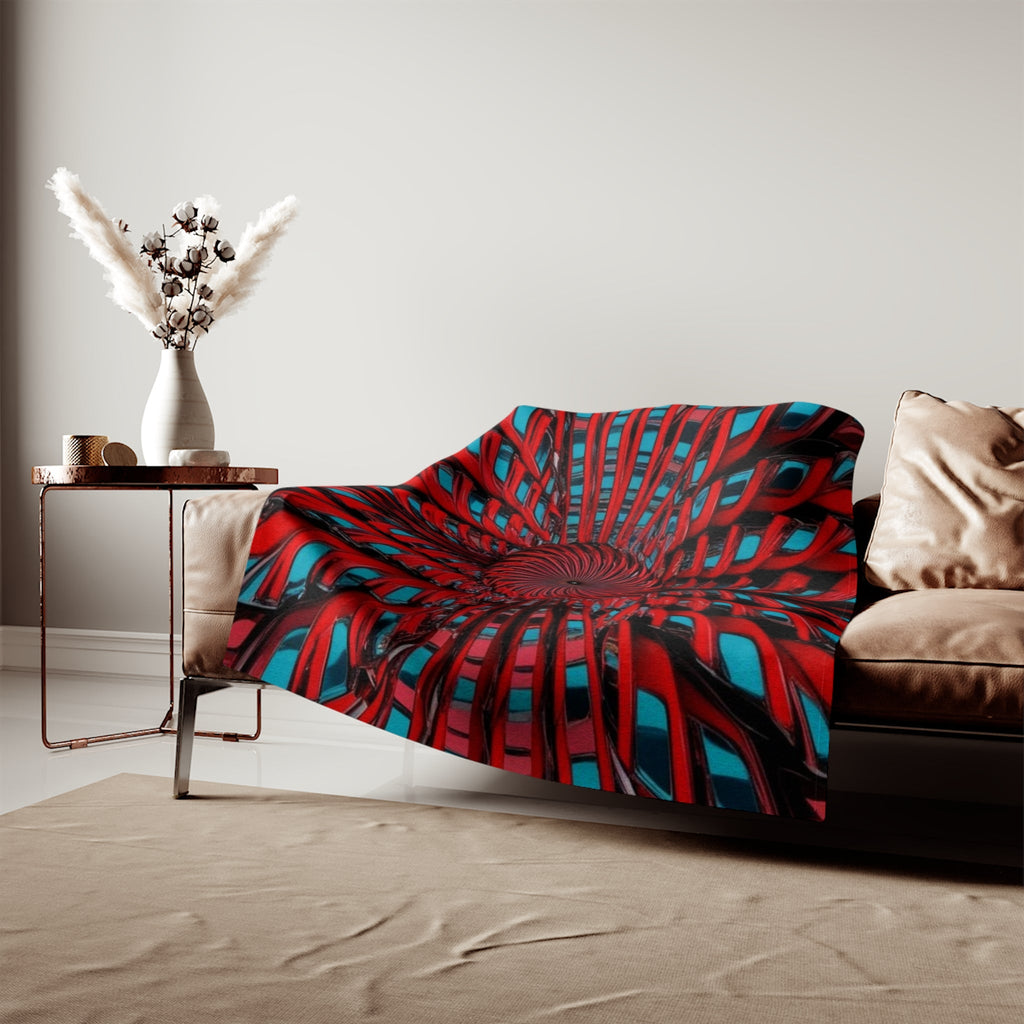 Sweatshirt Blanket – Plush Fleece Throw, 2 Size Options