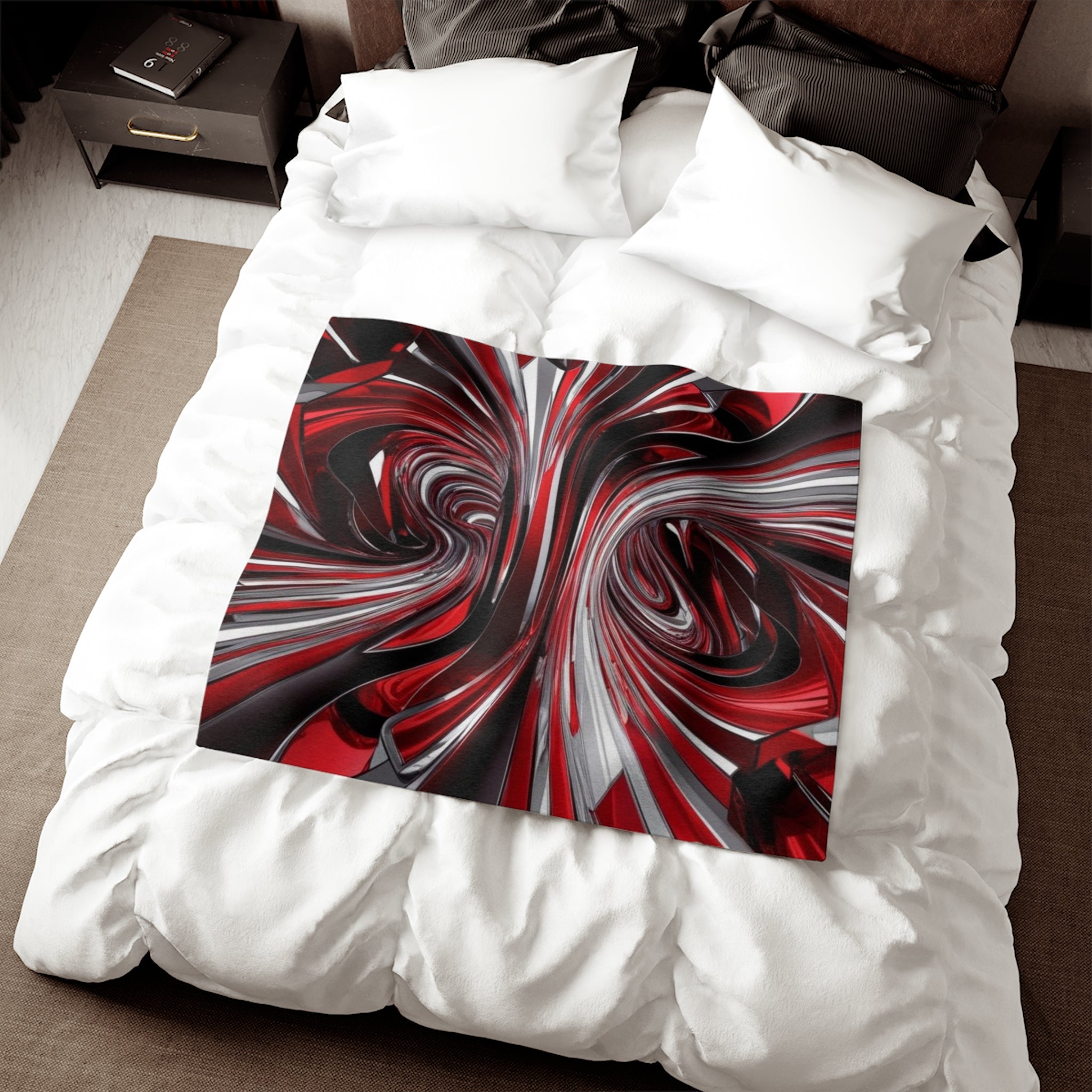 Sweatshirt Blanket – Plush Fleece Throw, 2 Size Options