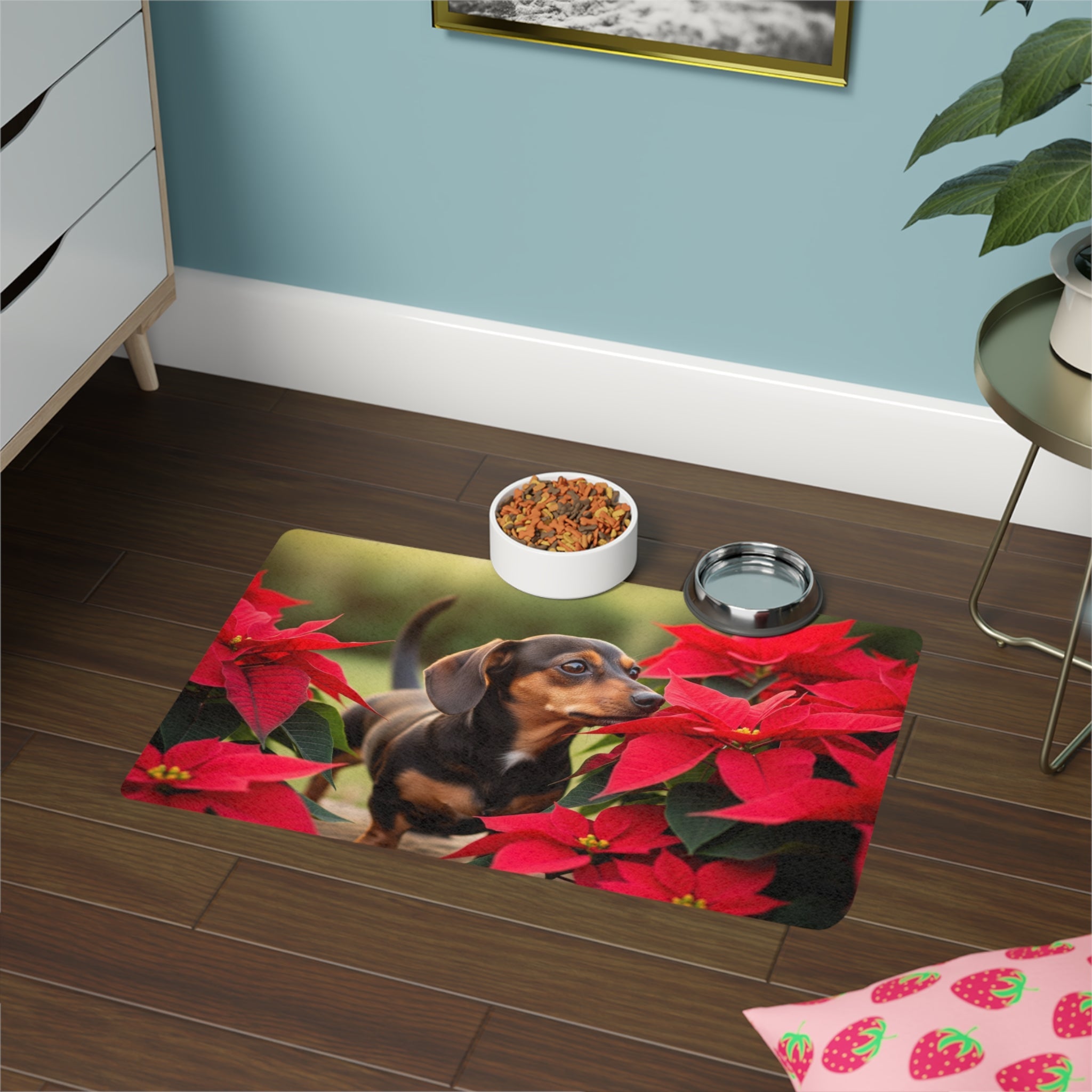 Non-Slip Pet Food Mat – Waterproof Feeding Mat for Dogs