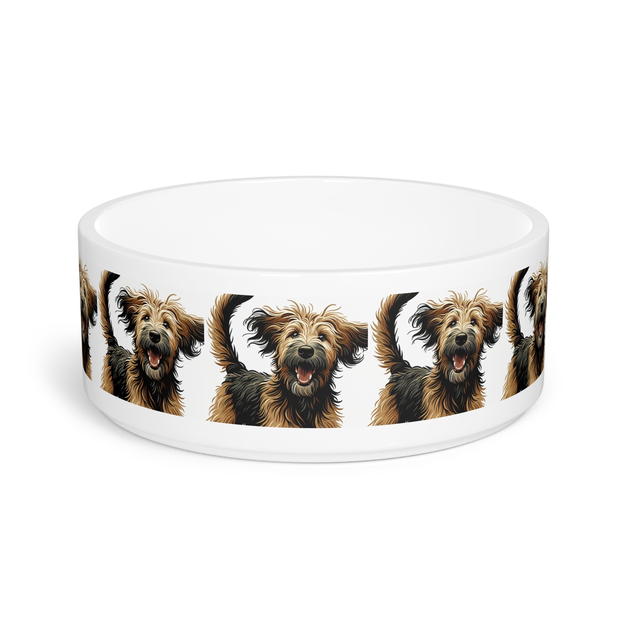 Ceramic Pet Bowl – 16 oz Dog Feeding Bowl