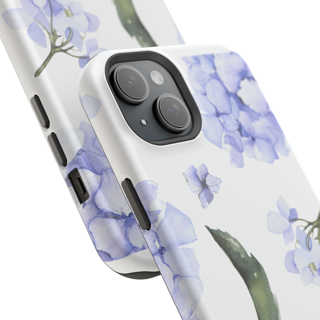 Customizable: Floral Purple Hydrangea Impact-Resistant Phone Case