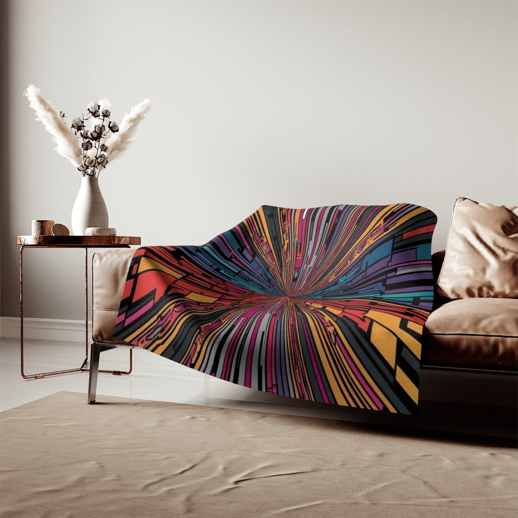 Sweatshirt Blanket – Plush Fleece Throw, 2 Size Options