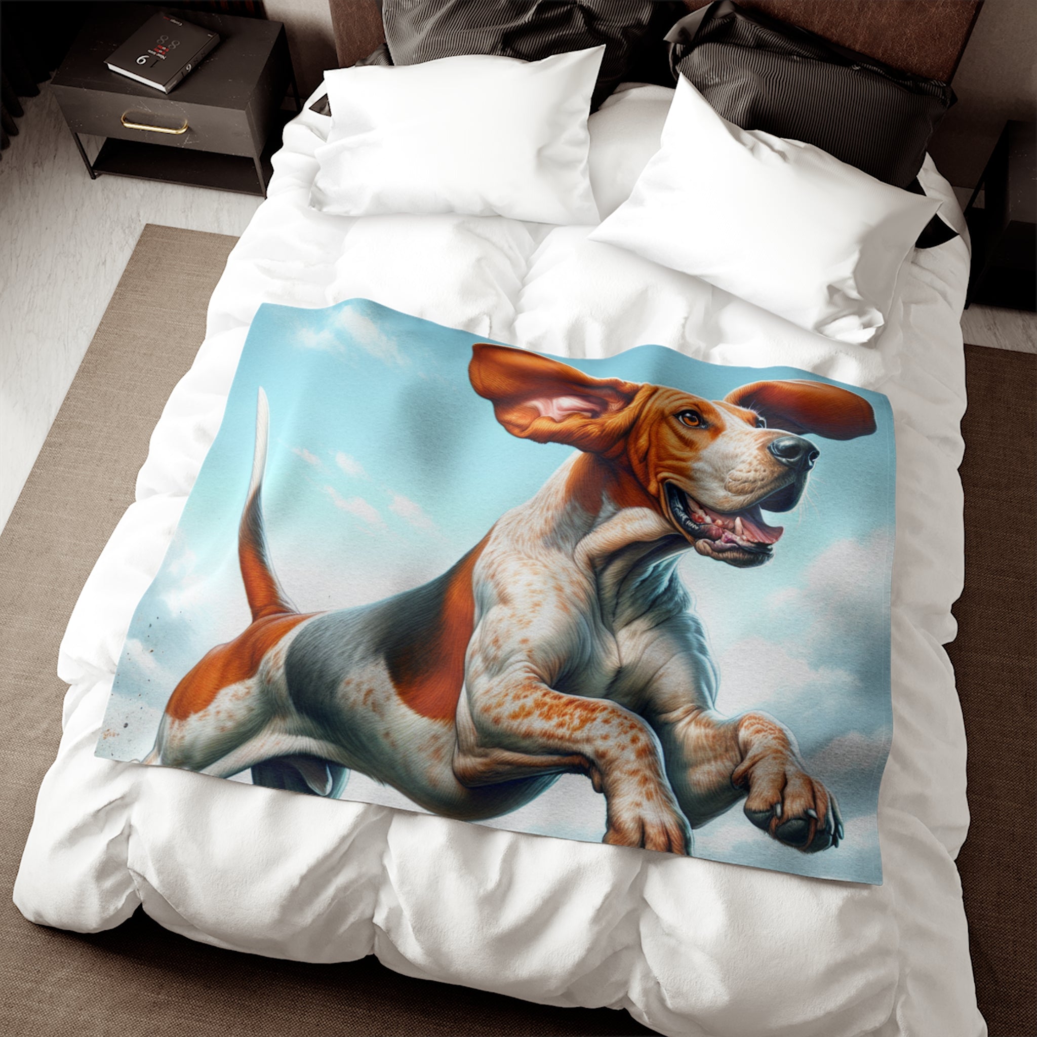 Sweatshirt Blanket – Plush Fleece Throw, 2 Size Options