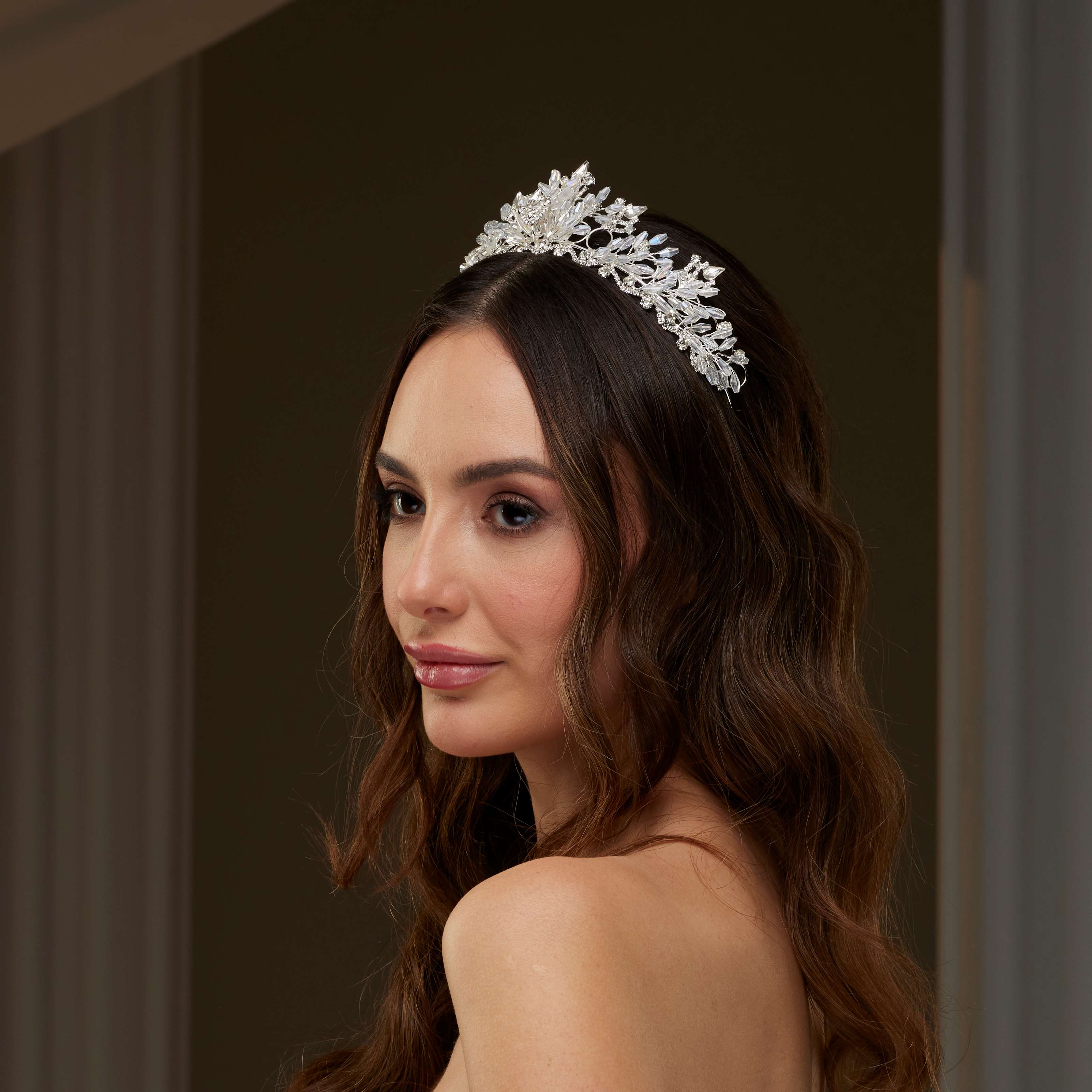 Elegant Crystal Wedding Tiara