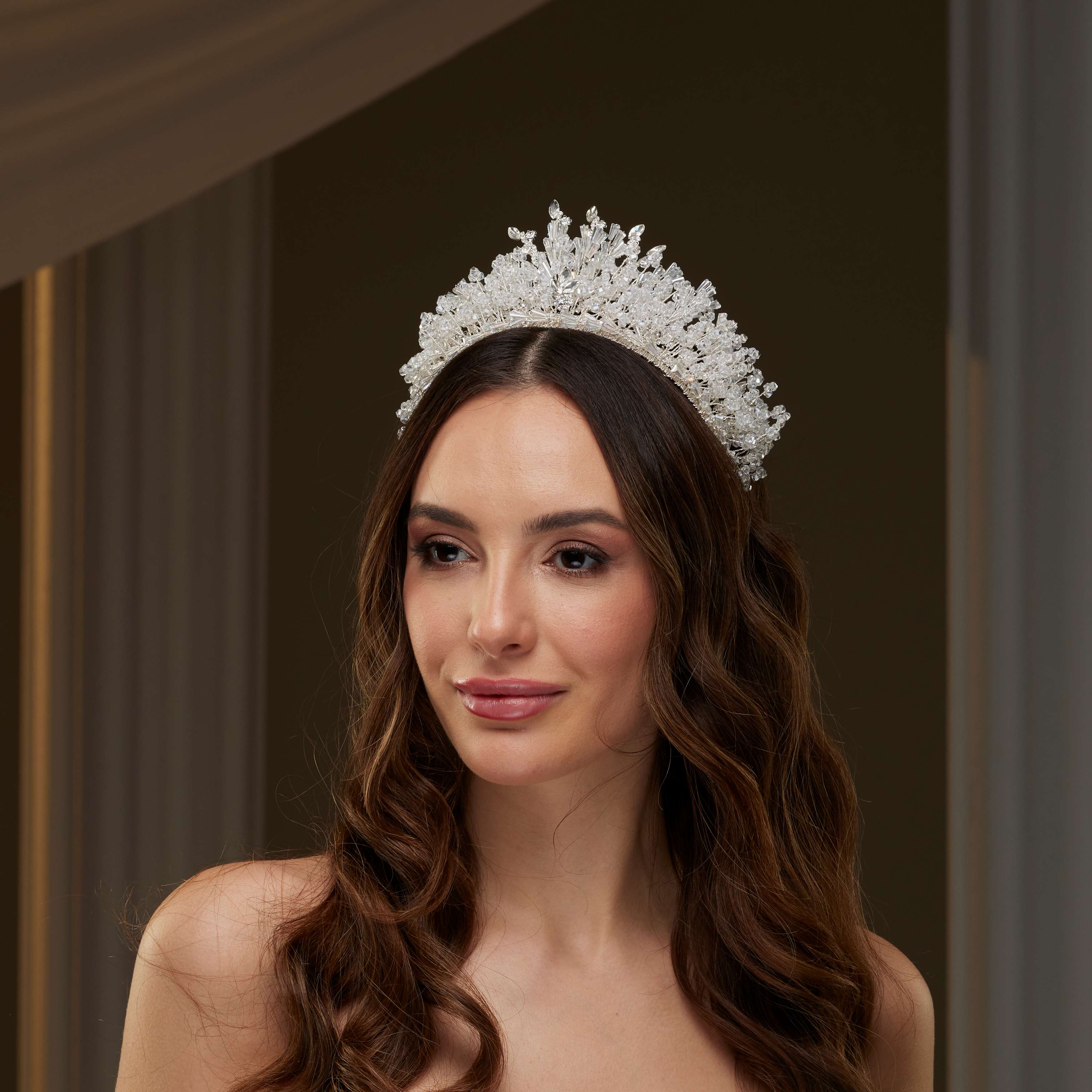 Elegant Crystal Bridal Tiara