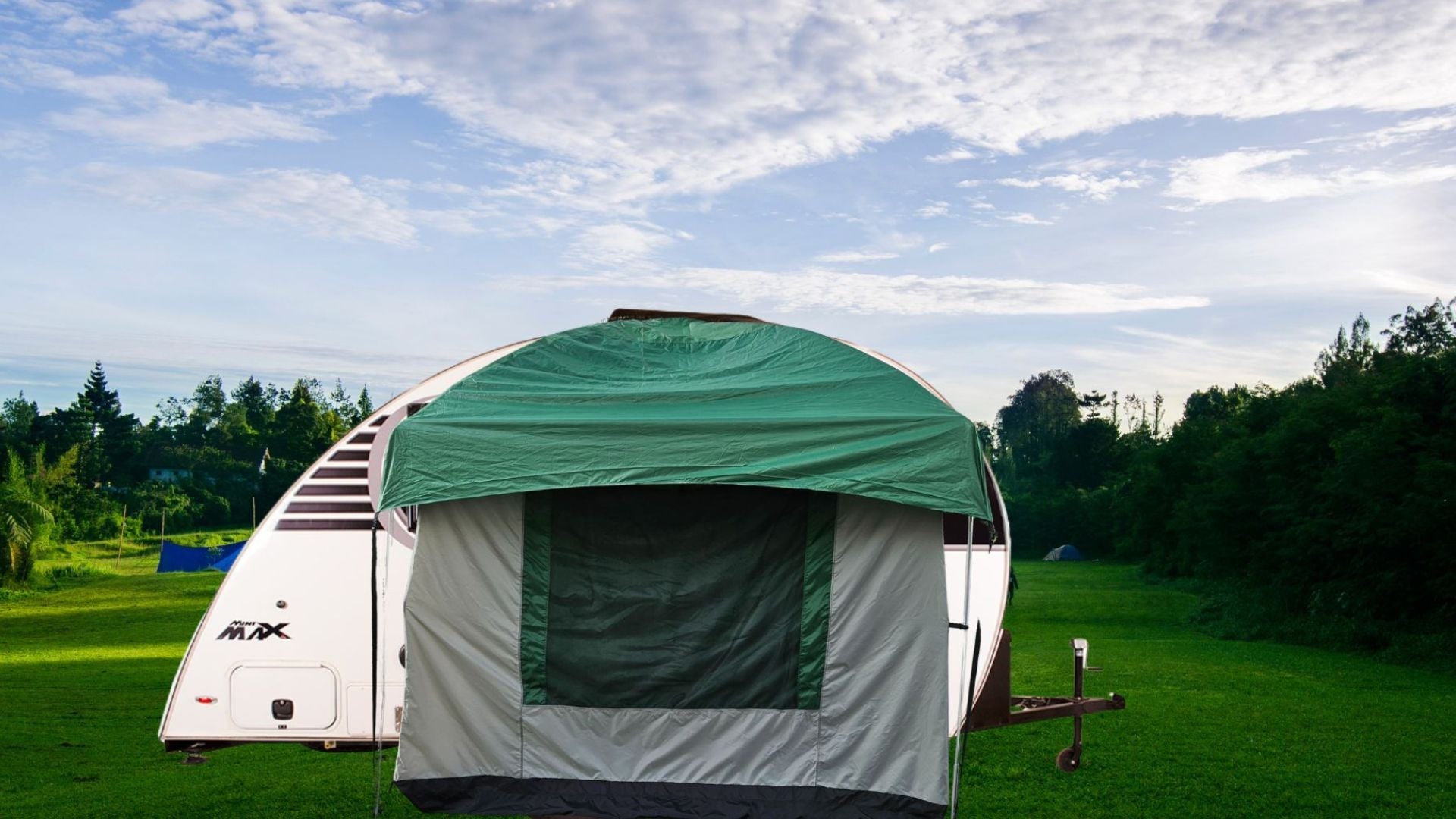 10x10 Side Mount Screen Room Tent by PahaQue for Camping and Outdoor Adventures